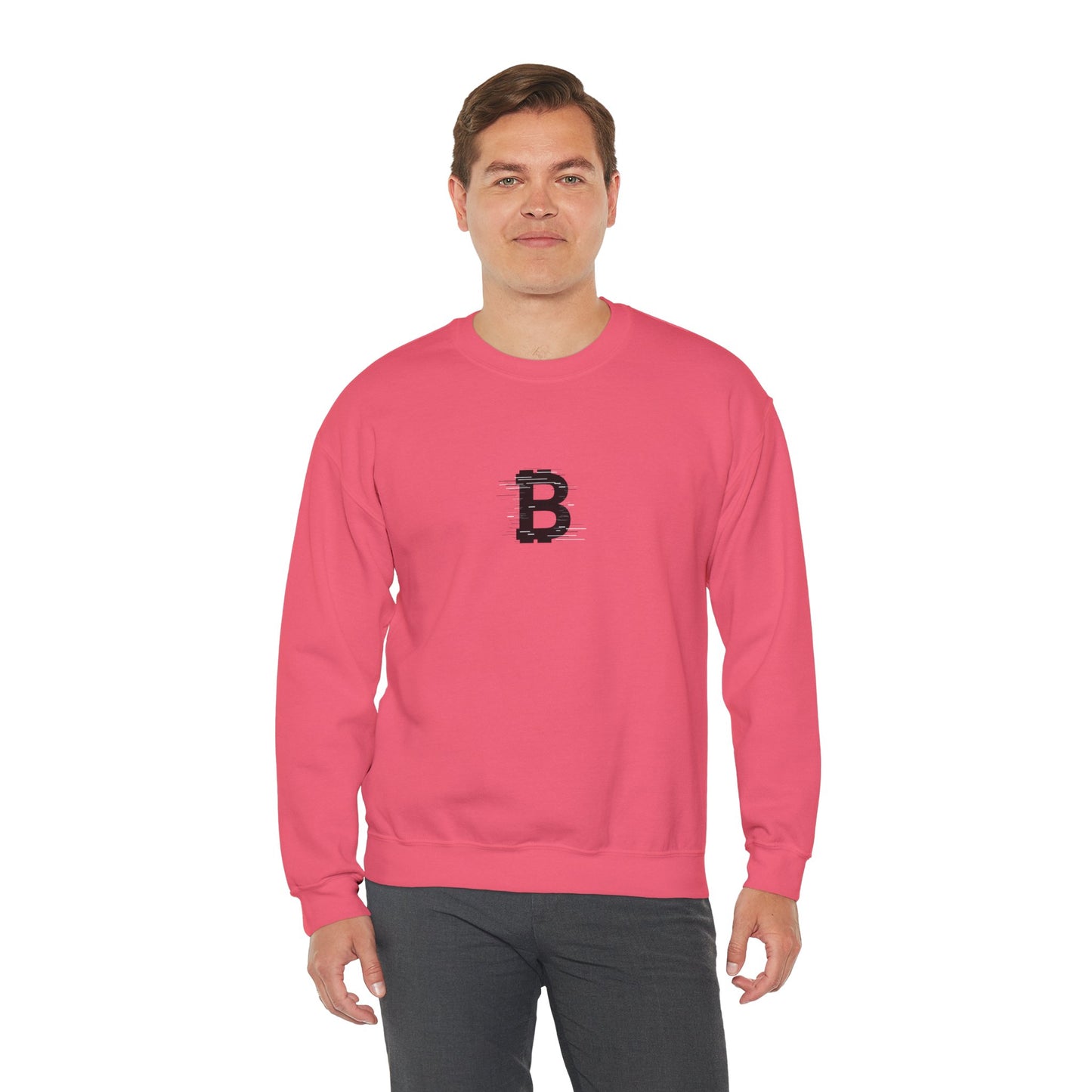 Monogram Bitcoin Unisex Sweatshirt - Bitcoin Merch