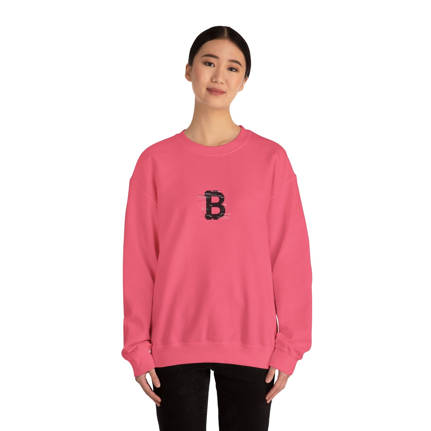 Monogram Bitcoin Unisex Sweatshirt - Bitcoin Merch