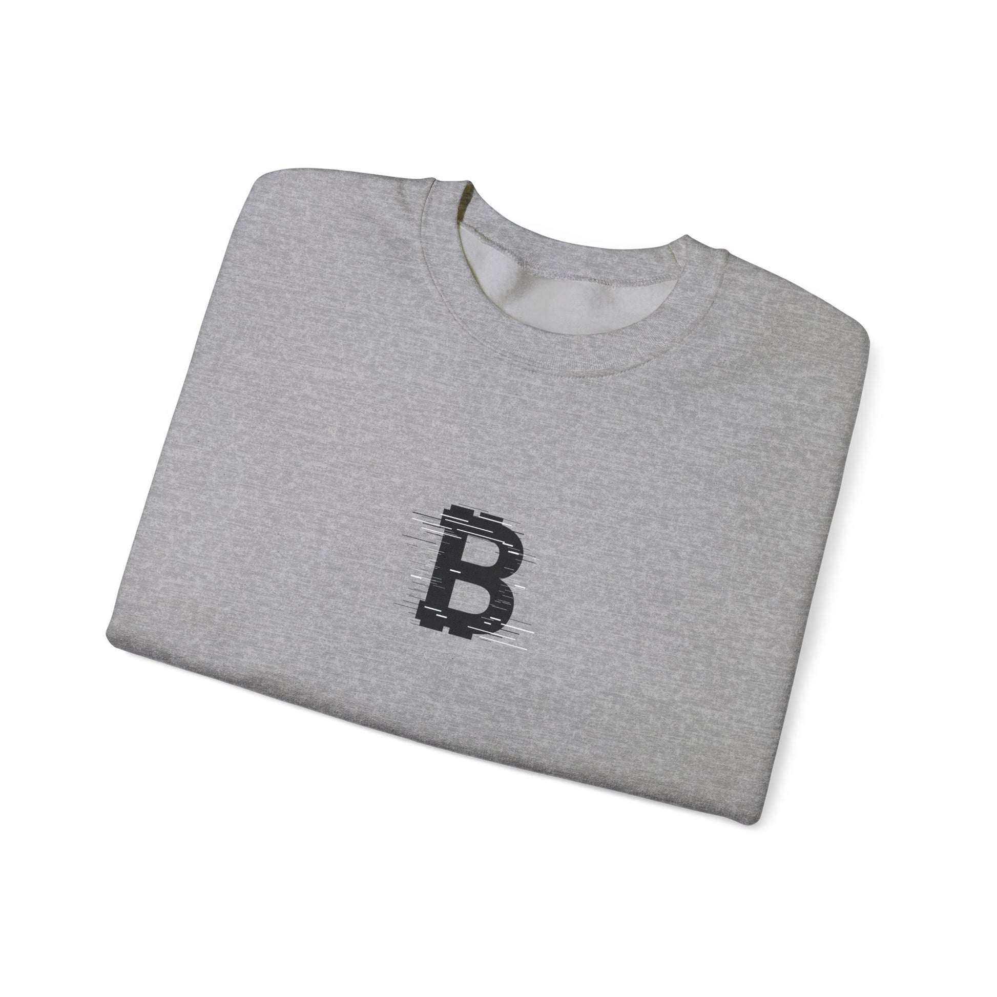 Monogram Bitcoin Unisex Sweatshirt - Bitcoin Merch