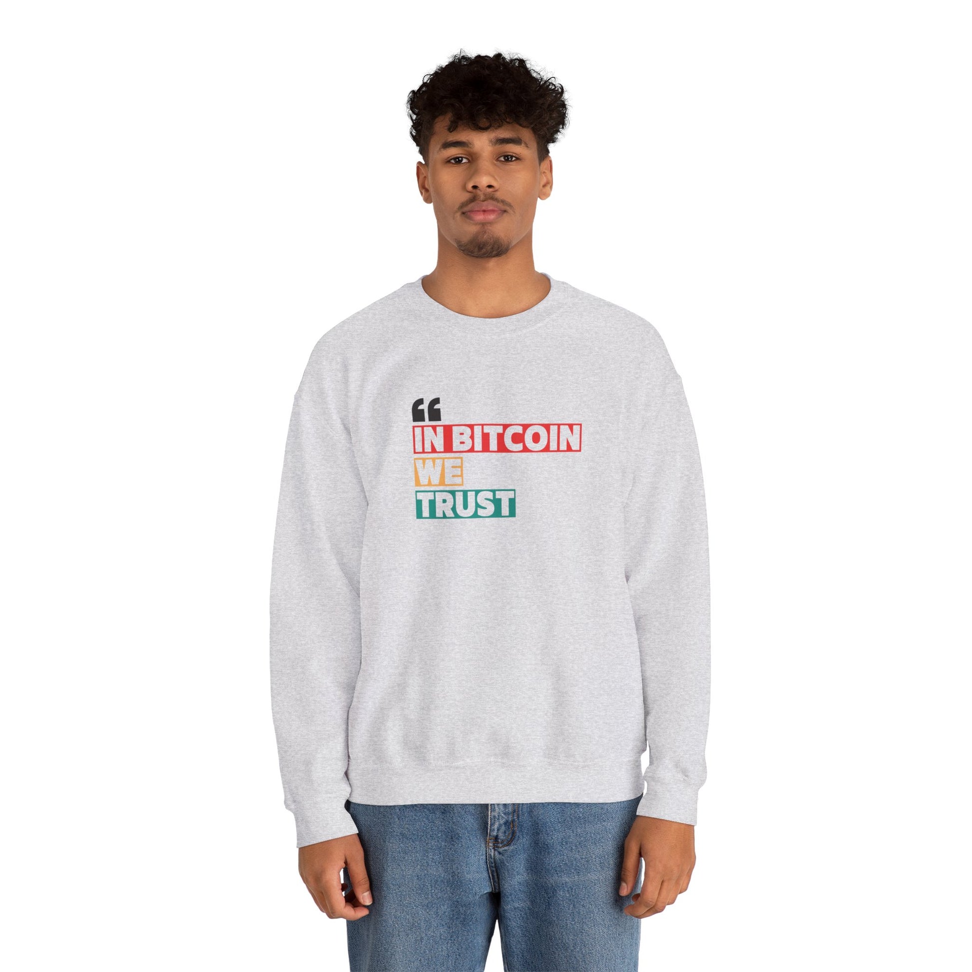 Bitcoin Trust Sweatshirt - Unisex Heavy Blend™ Crewneck - Bitcoin Merch