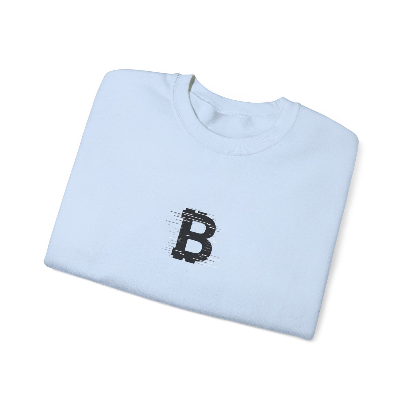 Monogram Bitcoin Unisex Sweatshirt - Bitcoin Merch