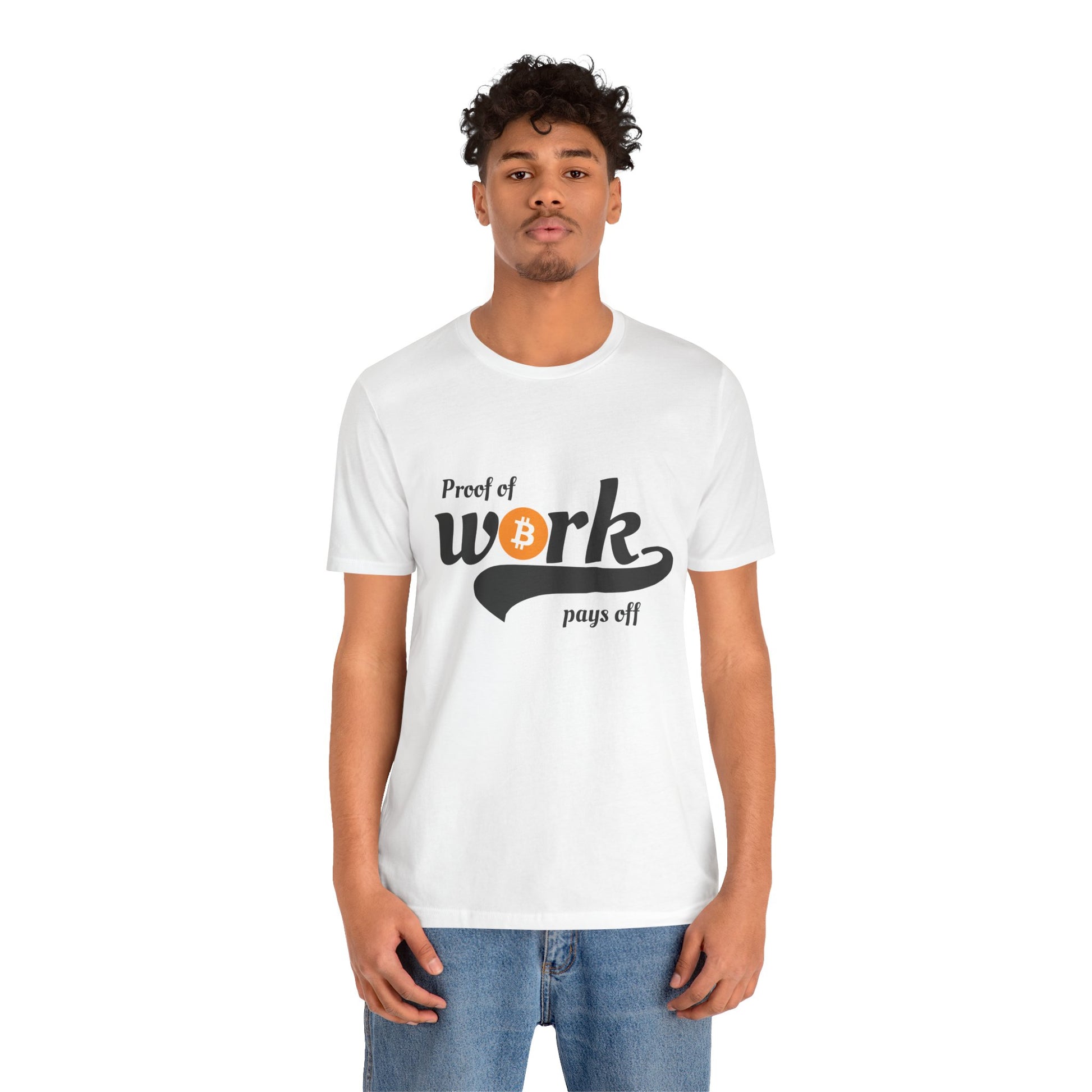 Bitcoin Proof of Work Graphic Unisex T-shirt - Bitcoin Merch