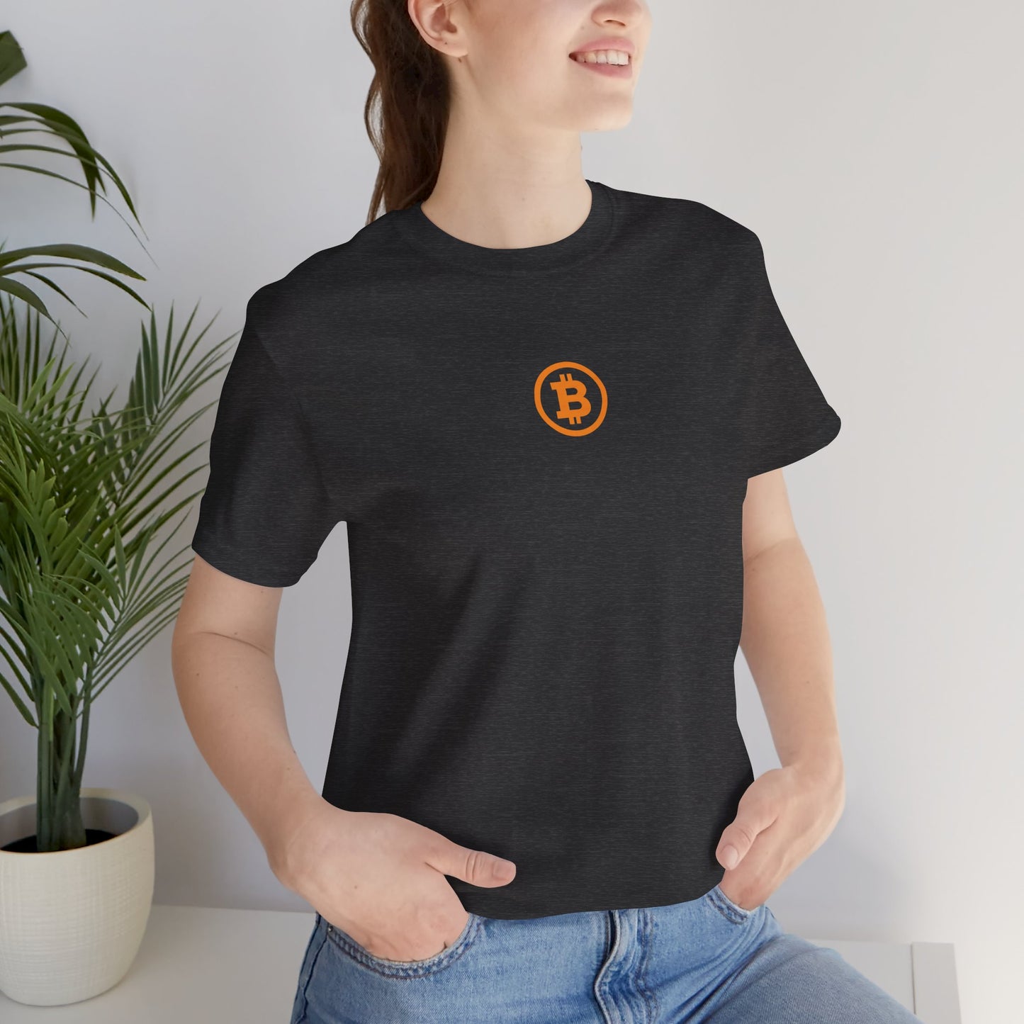Unisex BitCoin Logo Simpe T-shirt - Bitcoin Merch
