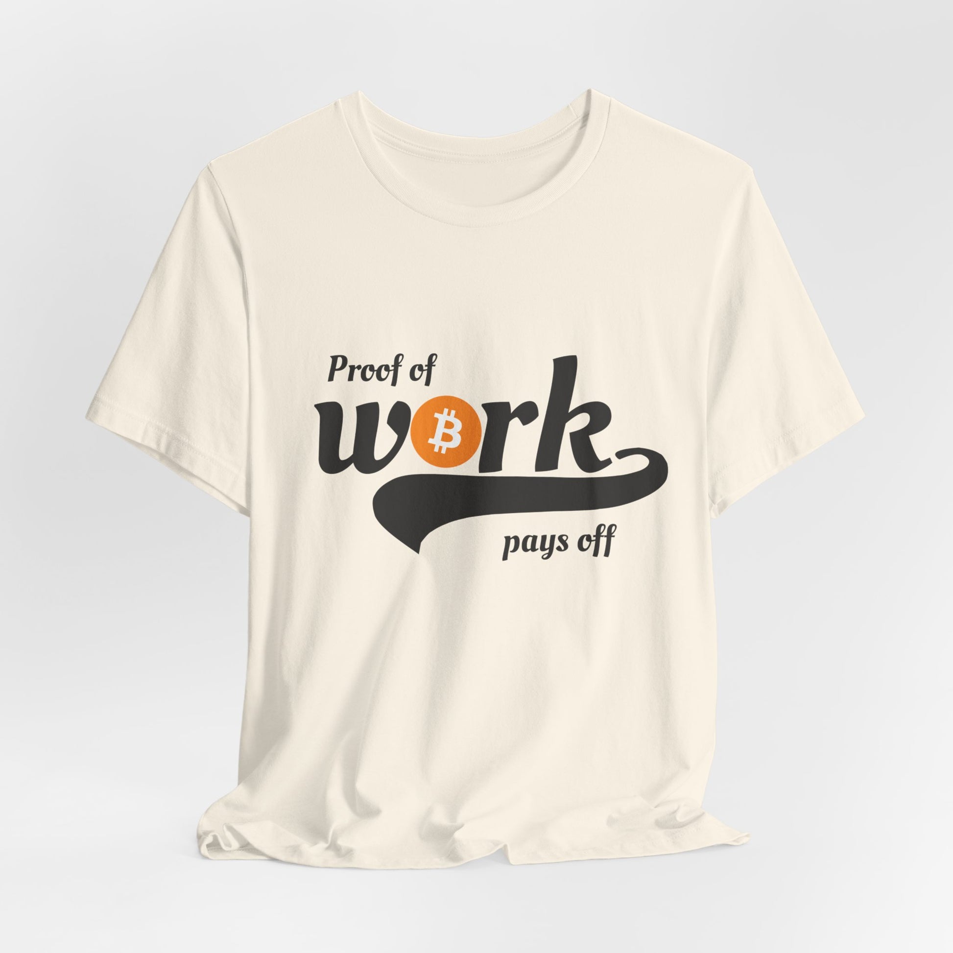 Bitcoin Proof of Work Graphic Unisex T-shirt - Bitcoin Merch