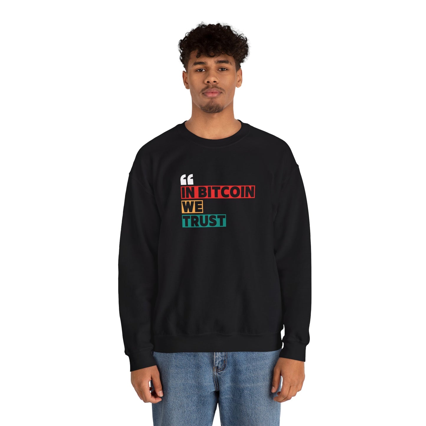 Bitcoin Trust Sweatshirt - Unisex Heavy Blend™ Crewneck - Bitcoin Merch