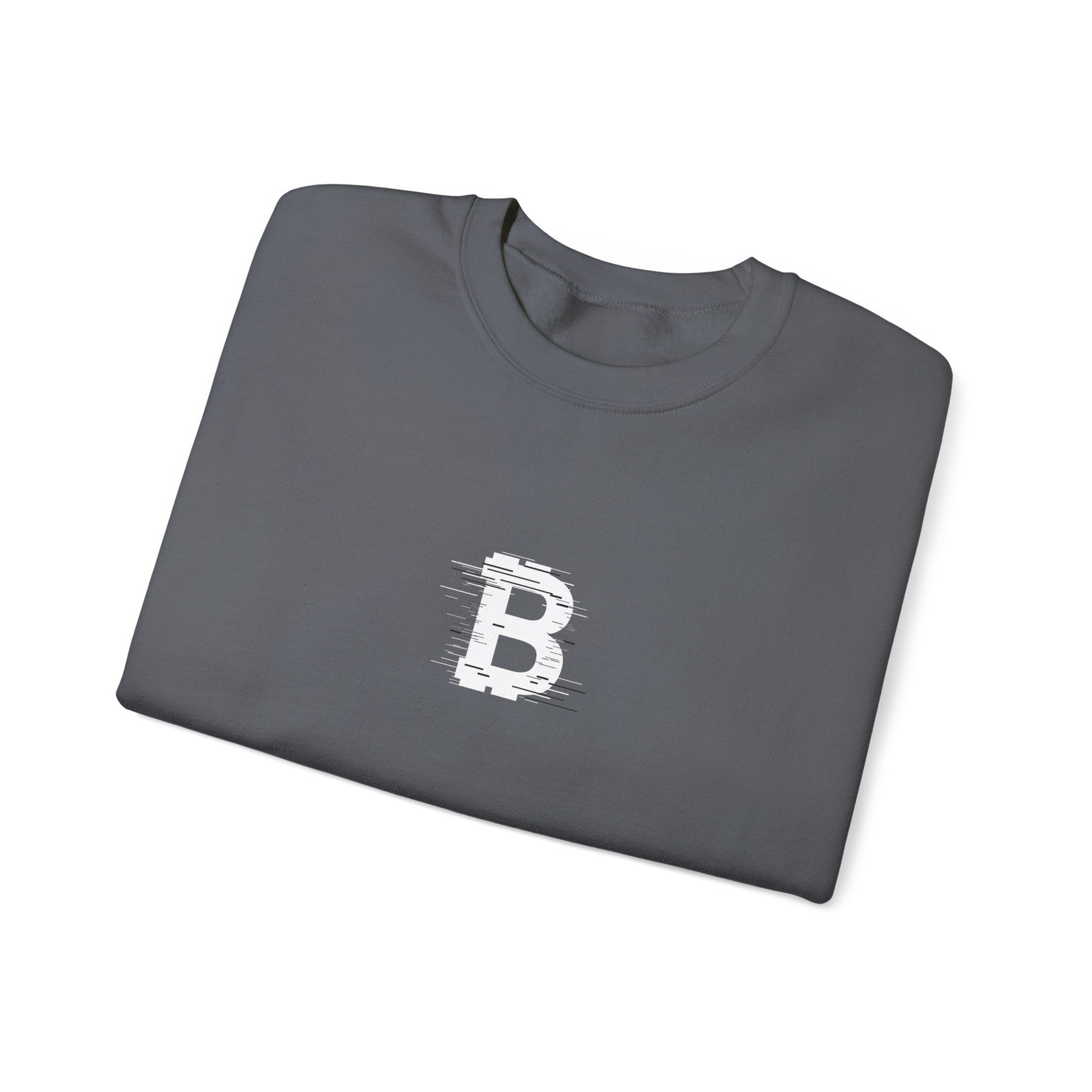 Monogram Bitcoin Unisex Sweatshirt - Bitcoin Merch