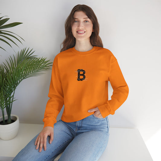 Monogram Bitcoin Unisex Sweatshirt - Bitcoin Merch