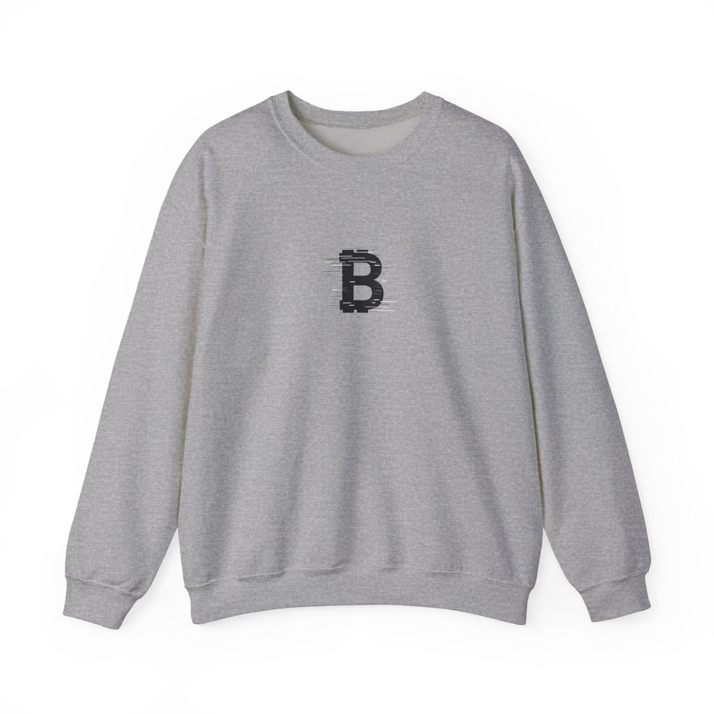 Monogram Bitcoin Unisex Sweatshirt - Bitcoin Merch