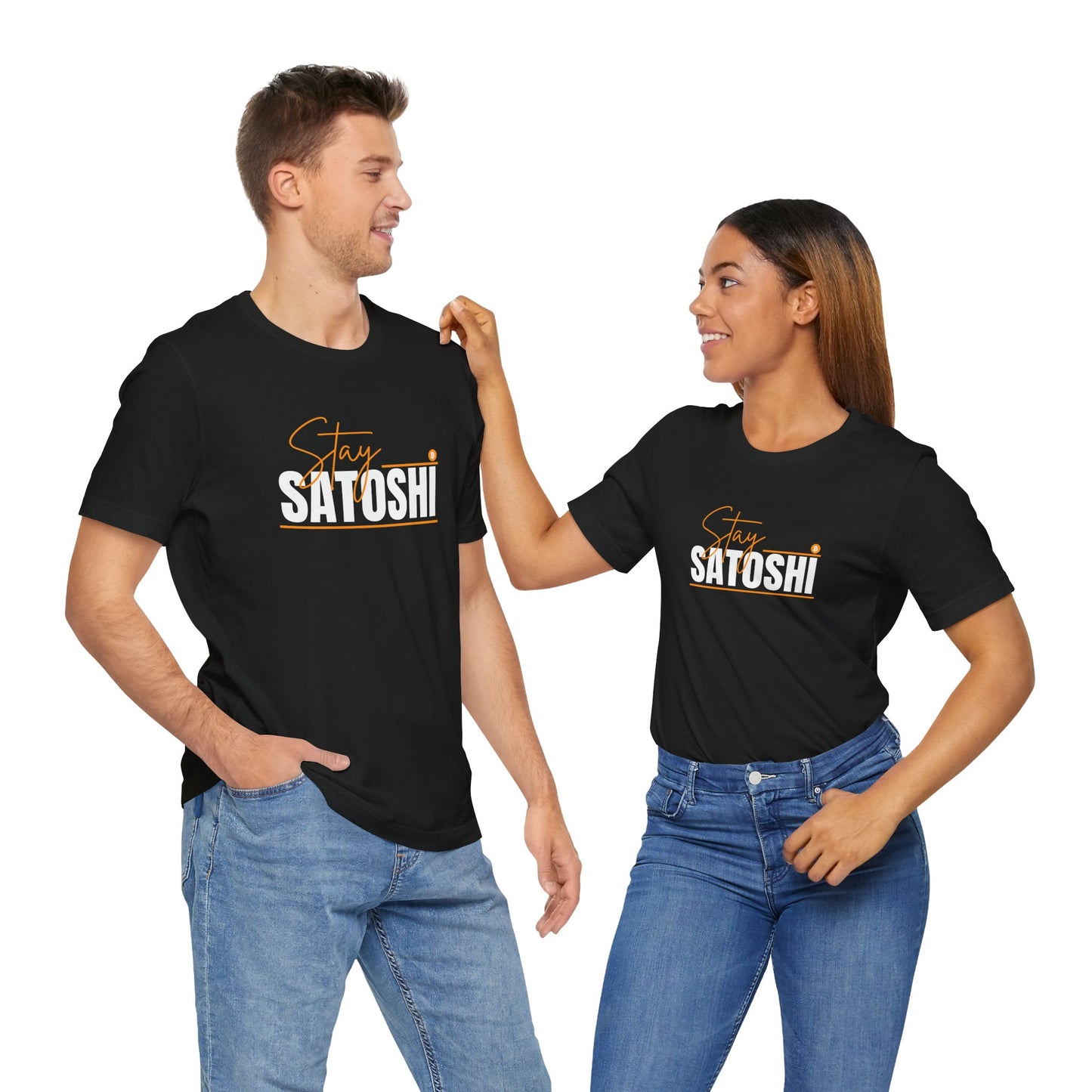 Stay Satoshi Unisex Bitcoin T-shirt - Bitcoin Merch