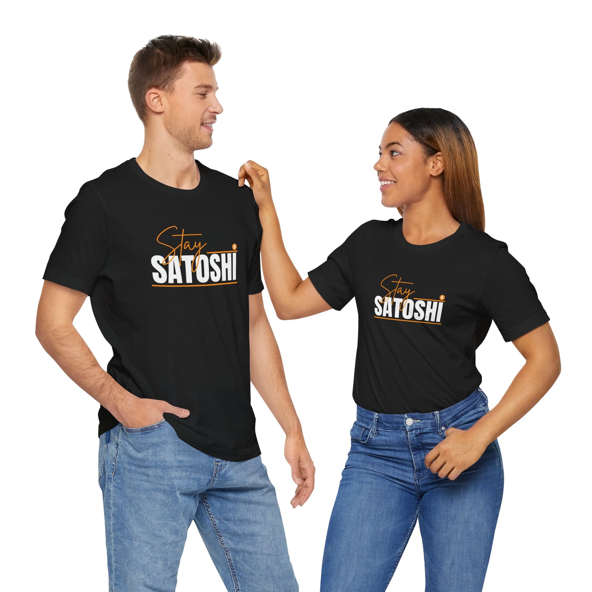 Stay Satoshi Unisex Bitcoin T-shirt - Bitcoin Merch