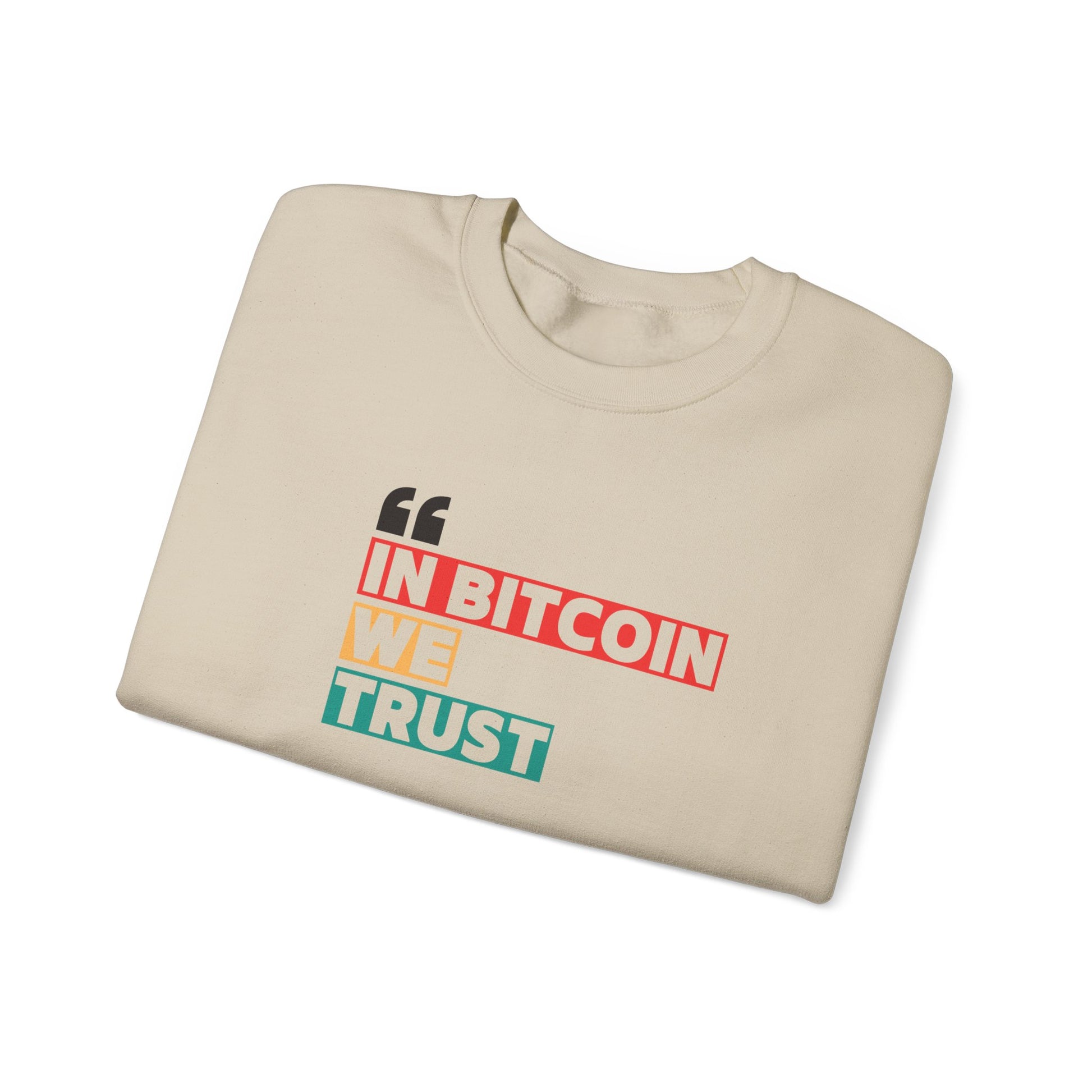 Bitcoin Trust Sweatshirt - Unisex Heavy Blend™ Crewneck - Bitcoin Merch