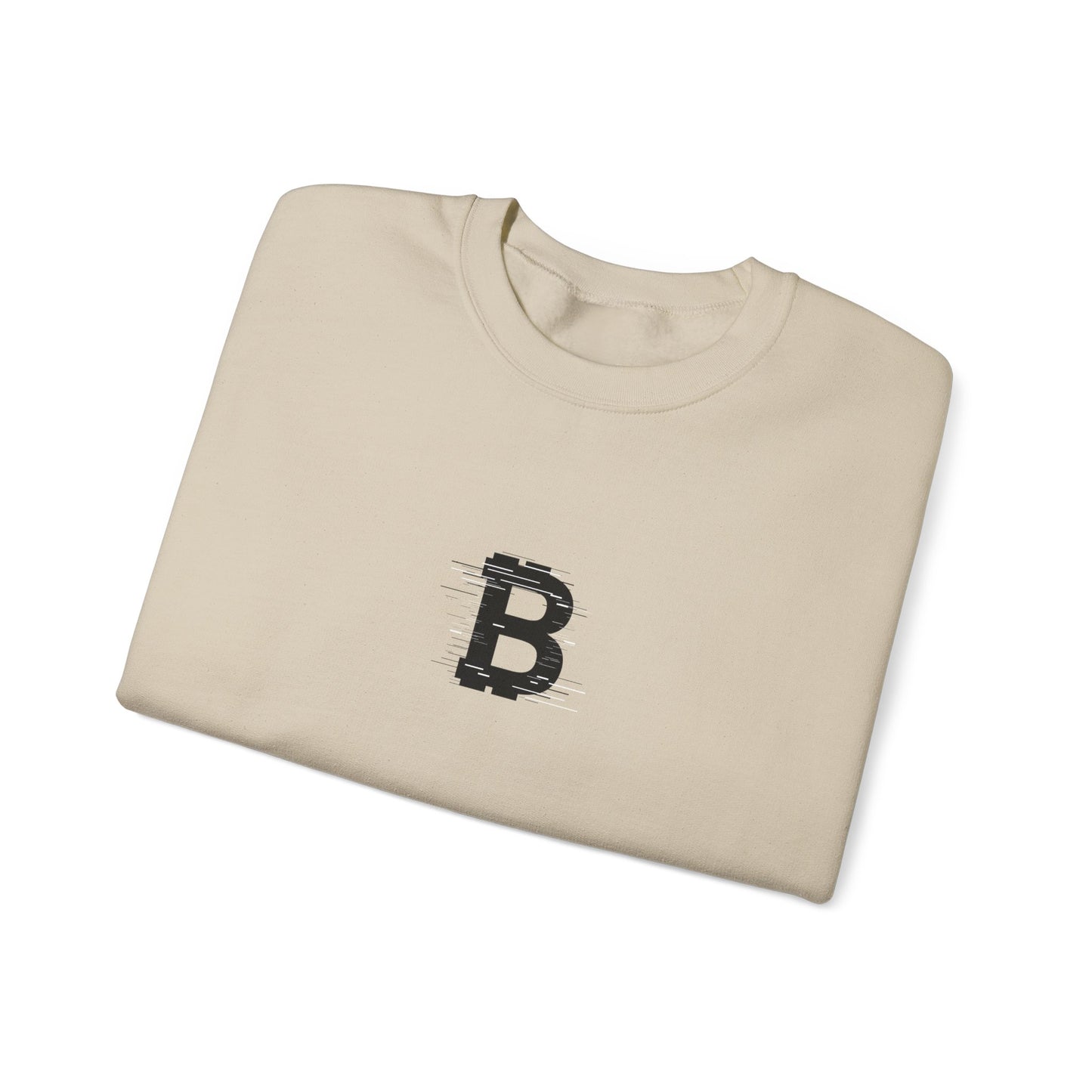 Monogram Bitcoin Unisex Sweatshirt - Bitcoin Merch