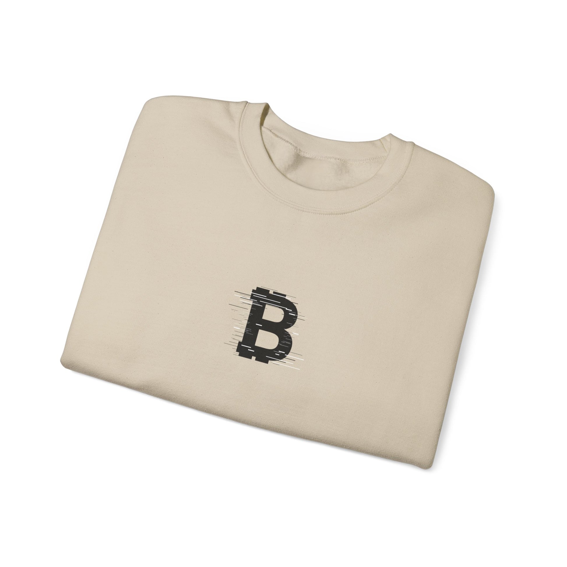 Monogram Bitcoin Unisex Sweatshirt - Bitcoin Merch