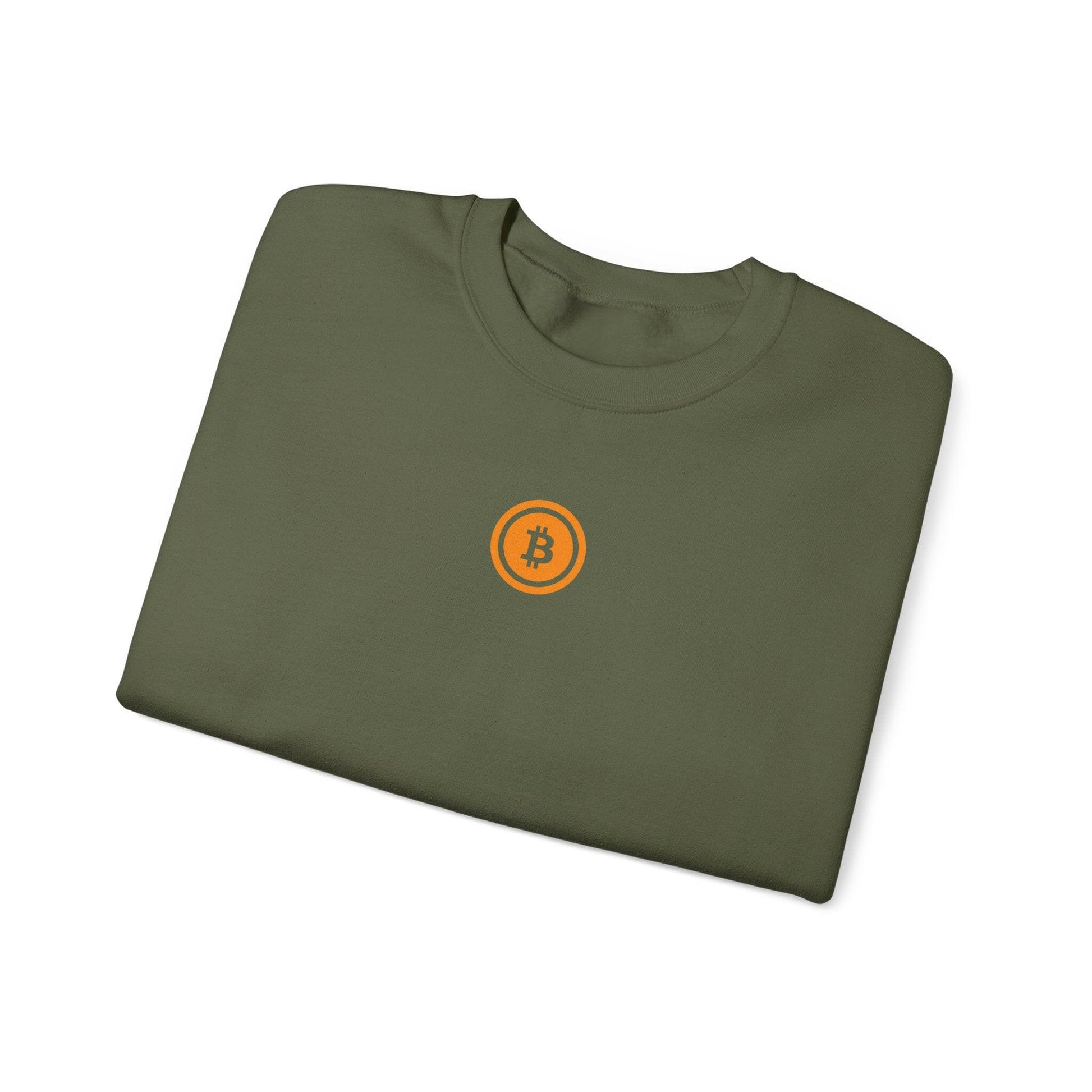 Bitcoin Minimalistic Sweatshirt - Bitcoin Merch