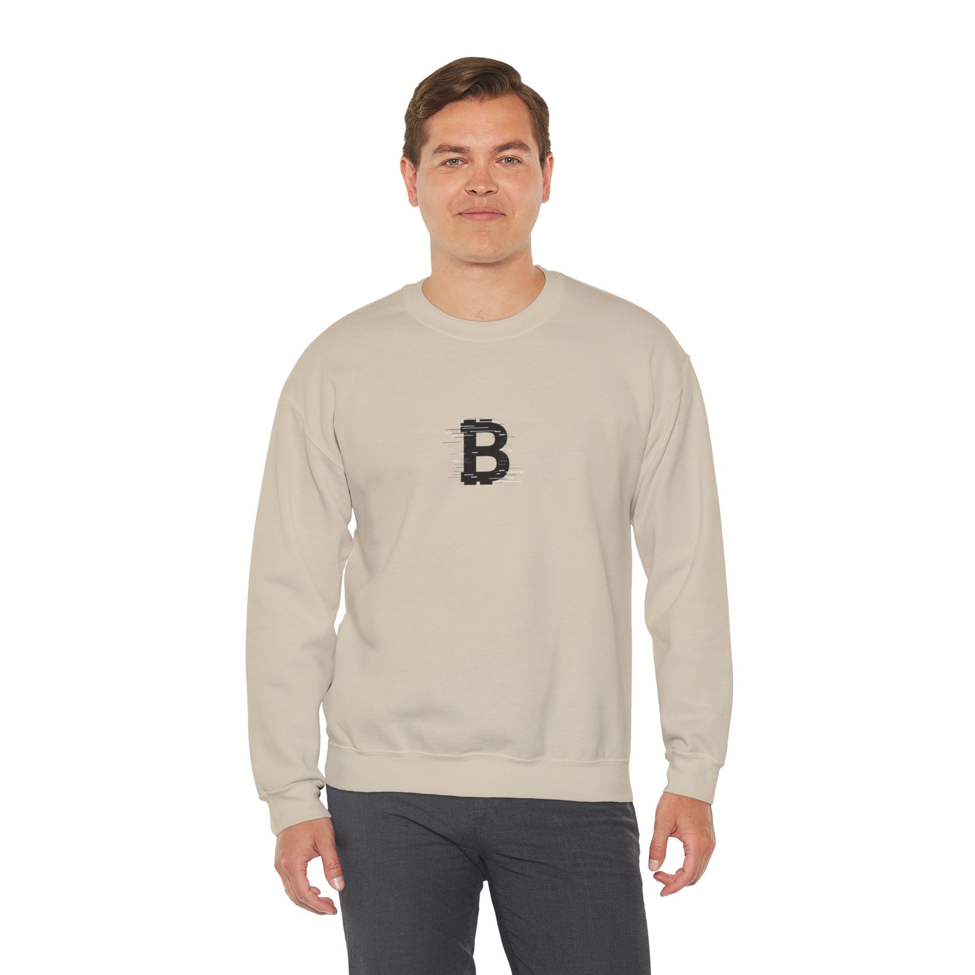 Monogram Bitcoin Unisex Sweatshirt - Bitcoin Merch