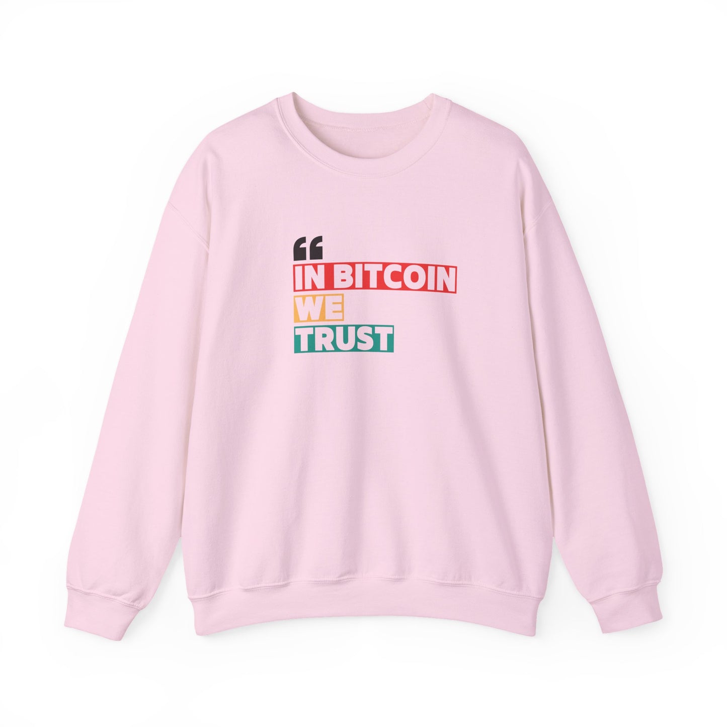 Bitcoin Trust Sweatshirt - Unisex Heavy Blend™ Crewneck - Bitcoin Merch
