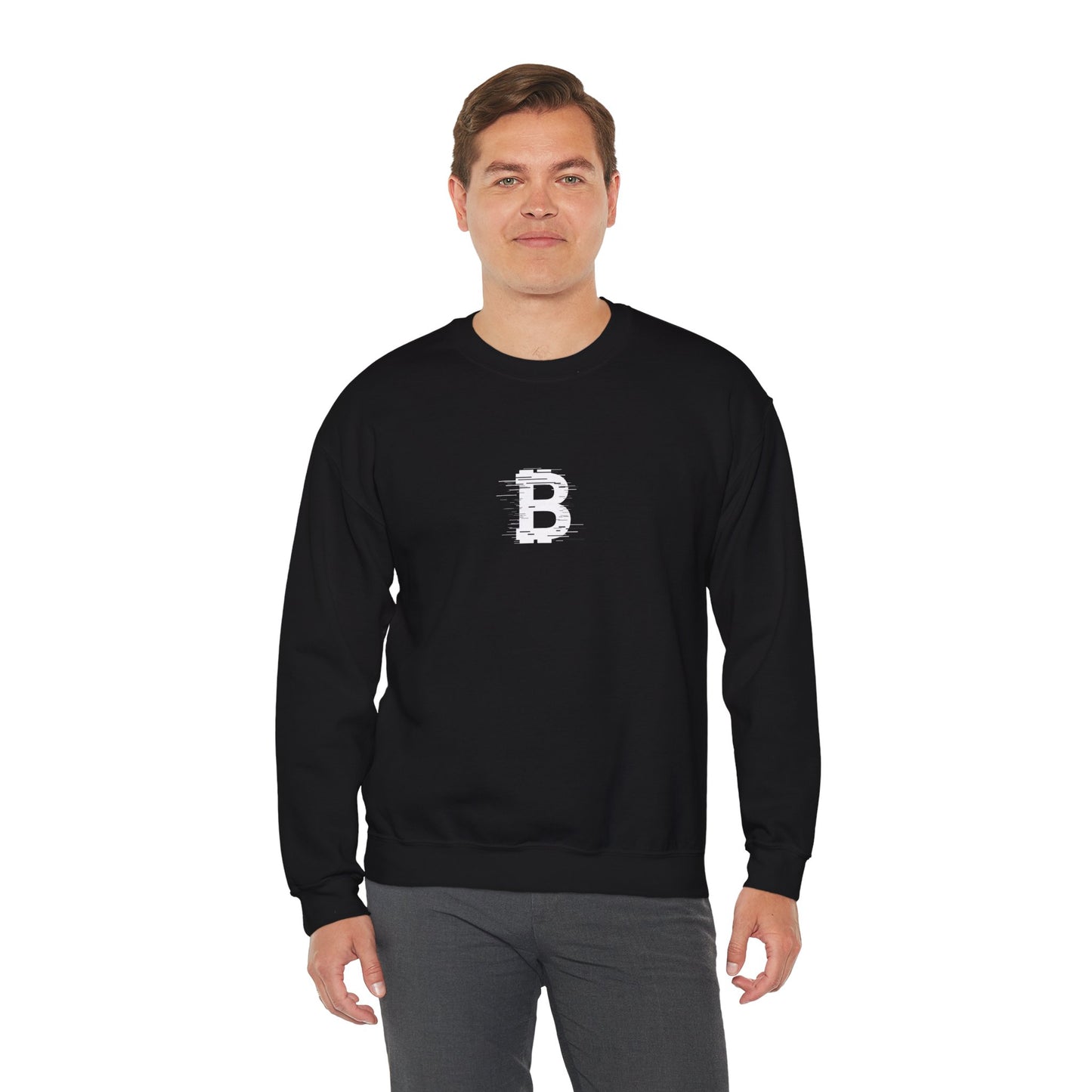 Monogram Bitcoin Unisex Sweatshirt - Bitcoin Merch