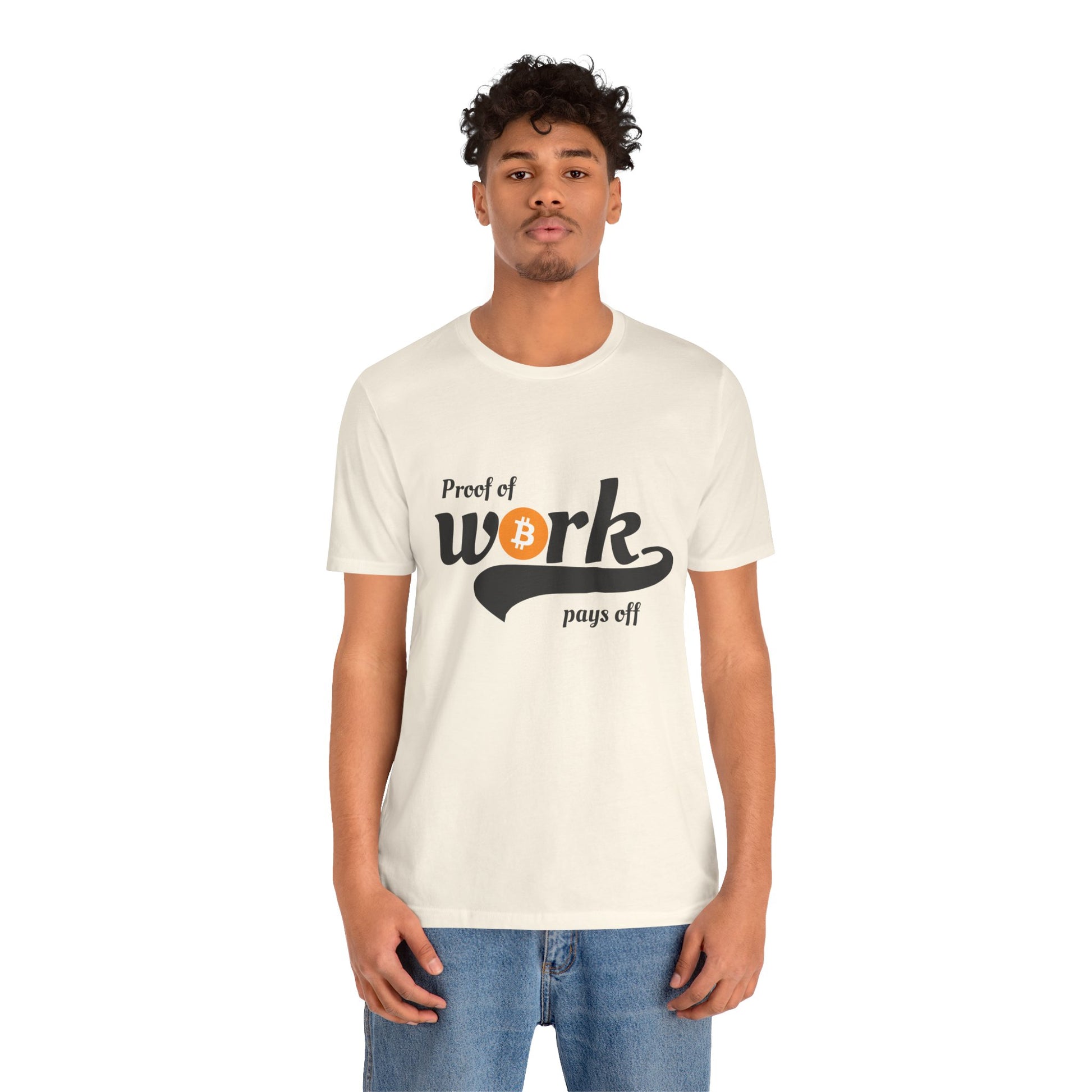 Bitcoin Proof of Work Graphic Unisex T-shirt - Bitcoin Merch