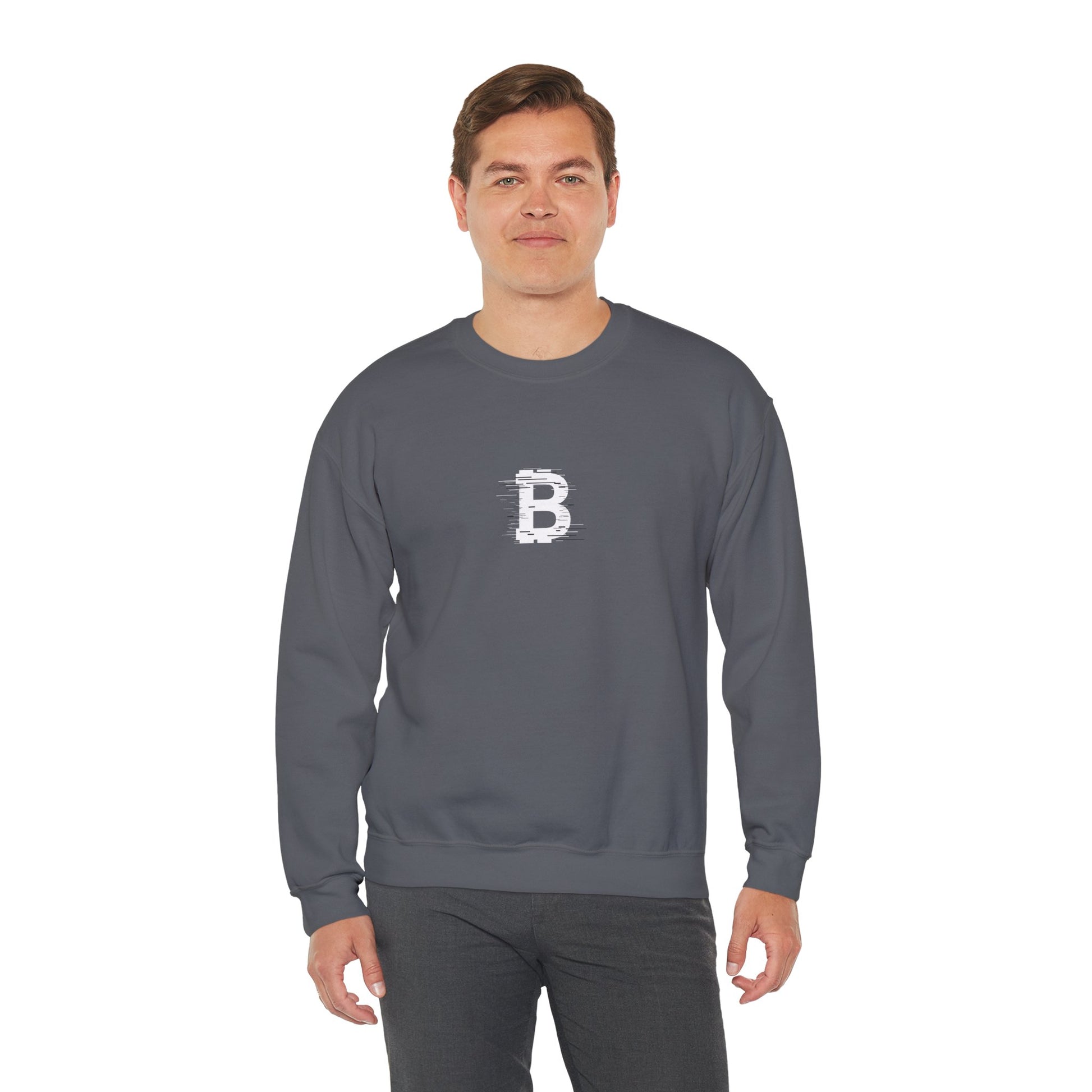 Monogram Bitcoin Unisex Sweatshirt - Bitcoin Merch