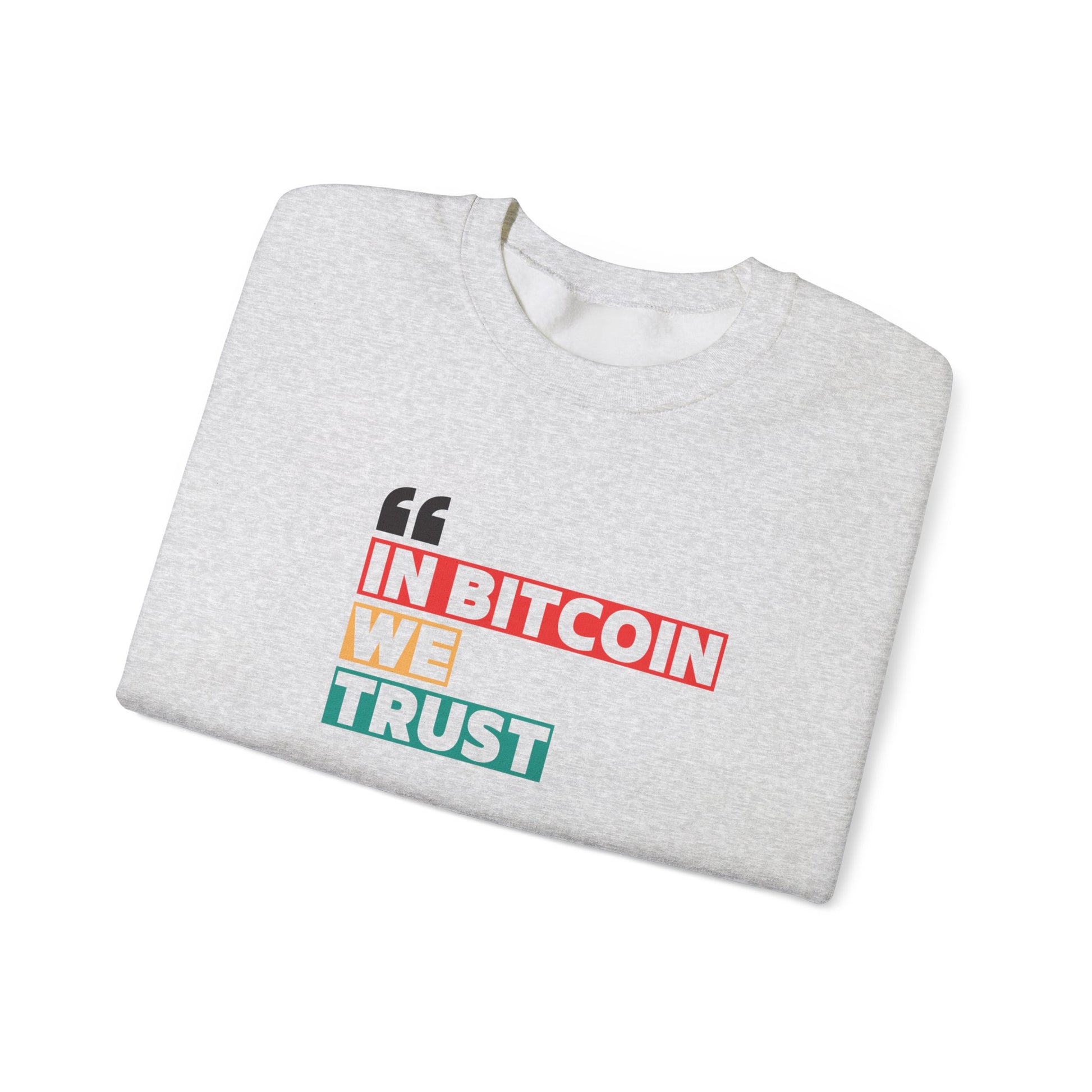 Bitcoin Trust Sweatshirt - Unisex Heavy Blend™ Crewneck - Bitcoin Merch