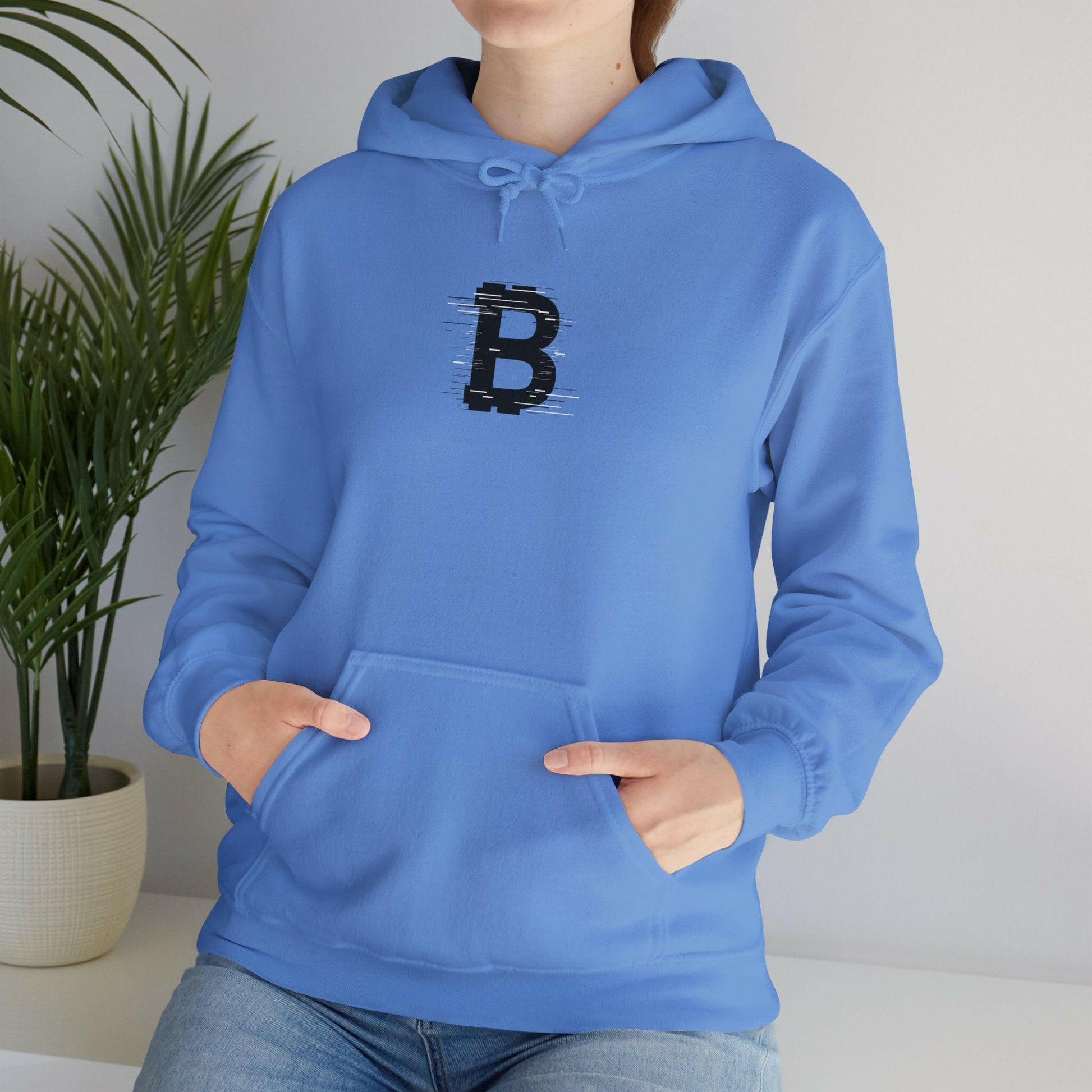 Glitch Bitcoin Hoodie - Bitcoin Merch