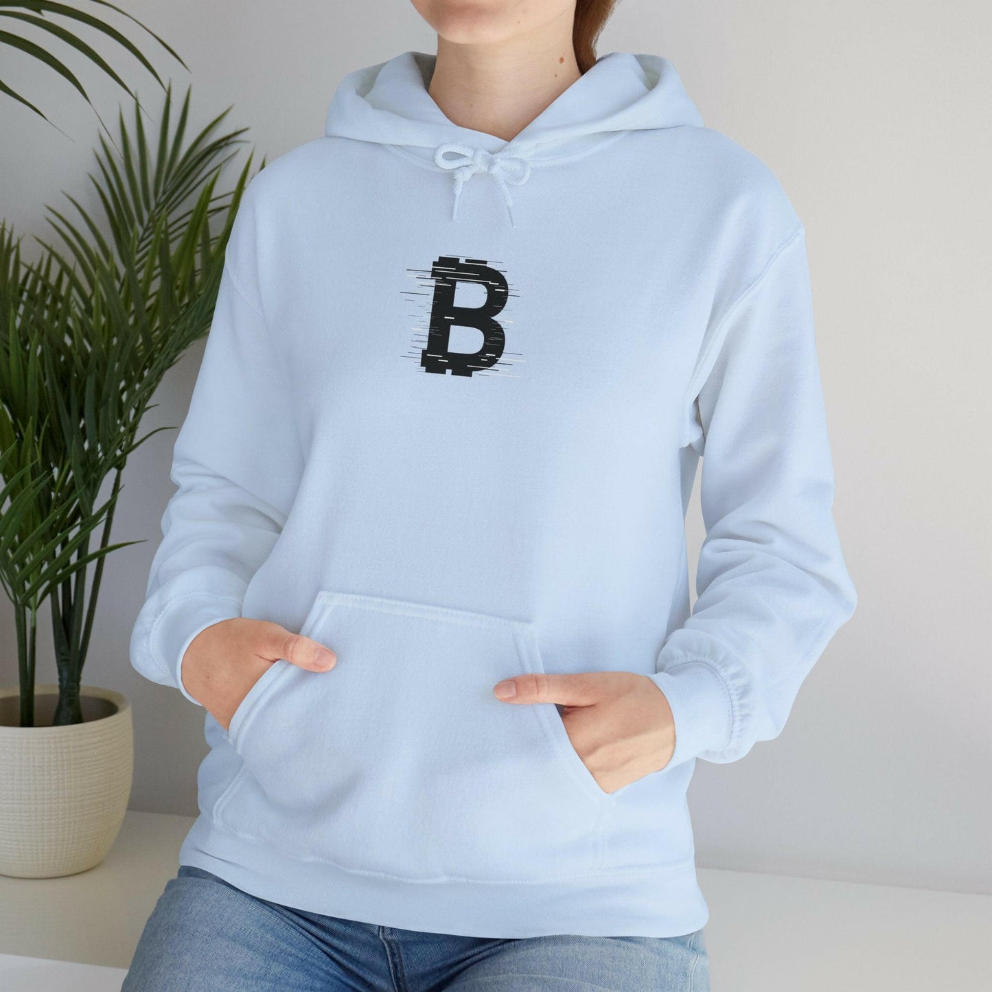 Glitch Bitcoin Hoodie - Bitcoin Merch