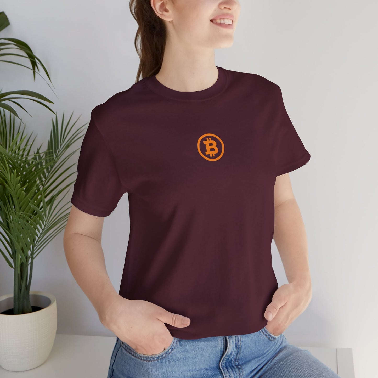 Unisex BitCoin Logo Simpe T-shirt - Bitcoin Merch