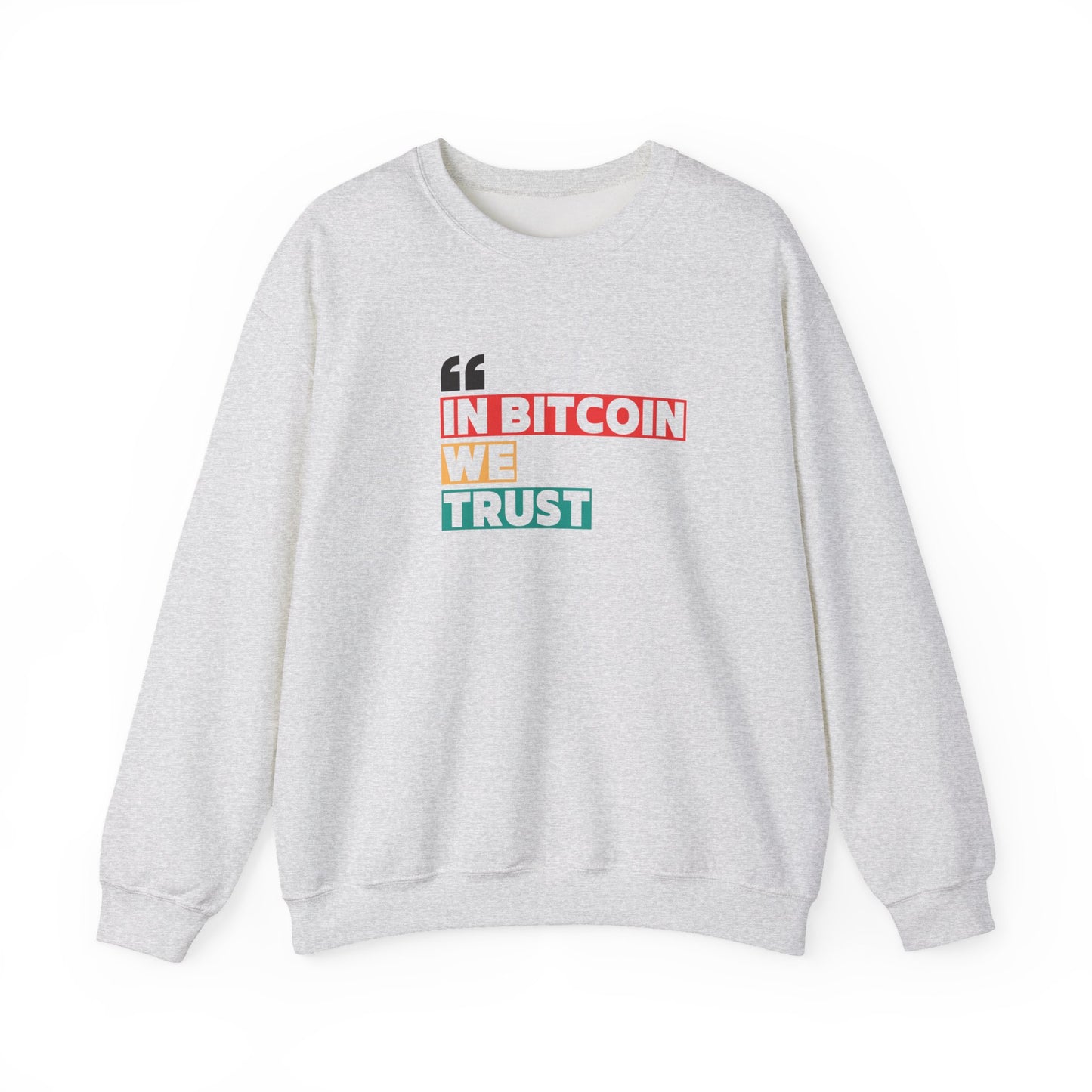 Bitcoin Trust Sweatshirt - Unisex Heavy Blend™ Crewneck - Bitcoin Merch