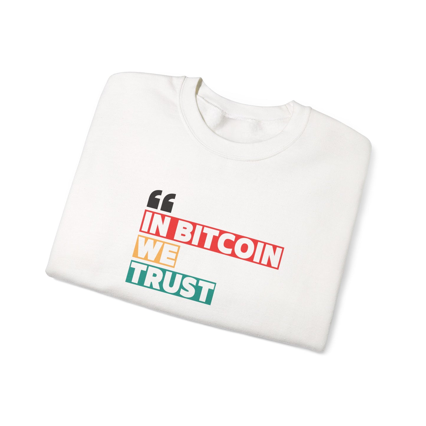 Bitcoin Trust Sweatshirt - Unisex Heavy Blend™ Crewneck - Bitcoin Merch