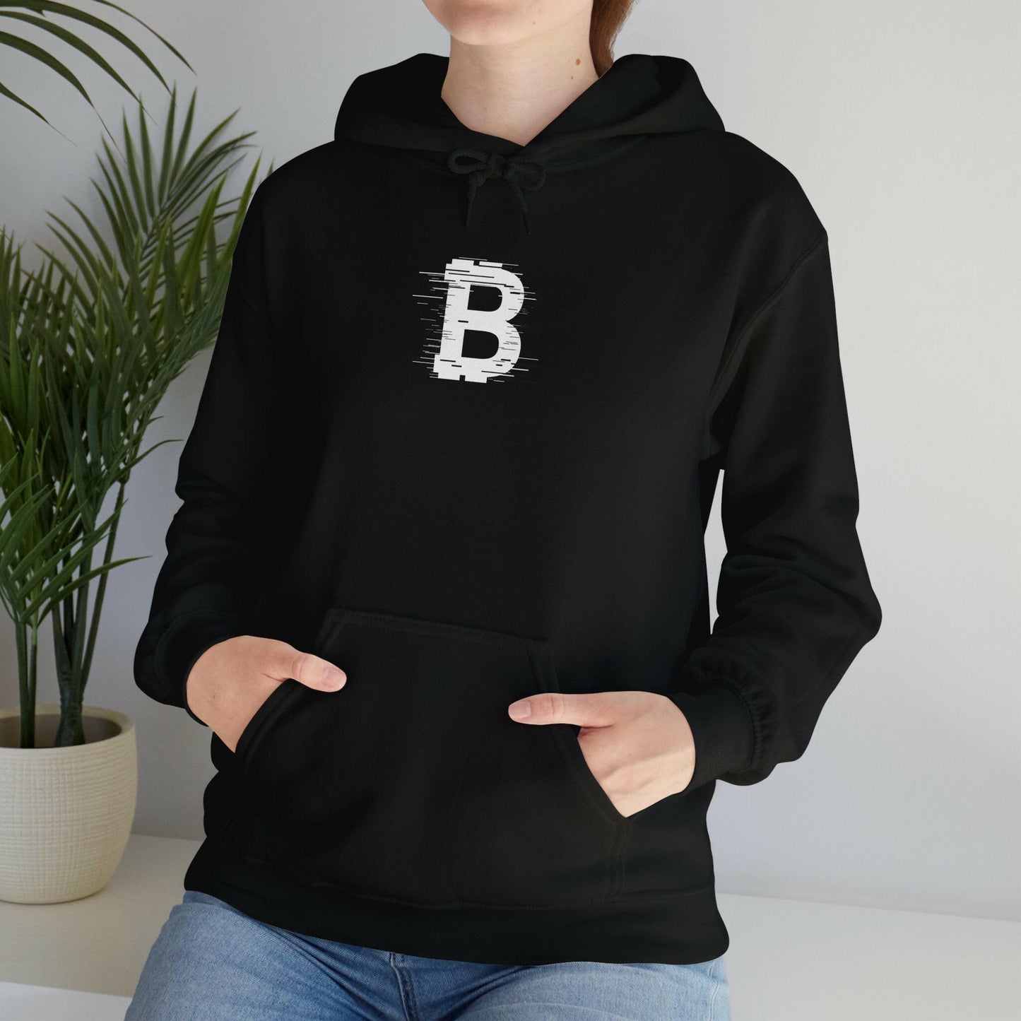 Glitch Bitcoin Hoodie - Bitcoin Merch