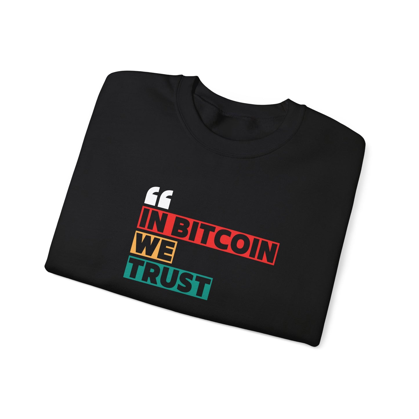 Bitcoin Trust Sweatshirt - Unisex Heavy Blend™ Crewneck - Bitcoin Merch