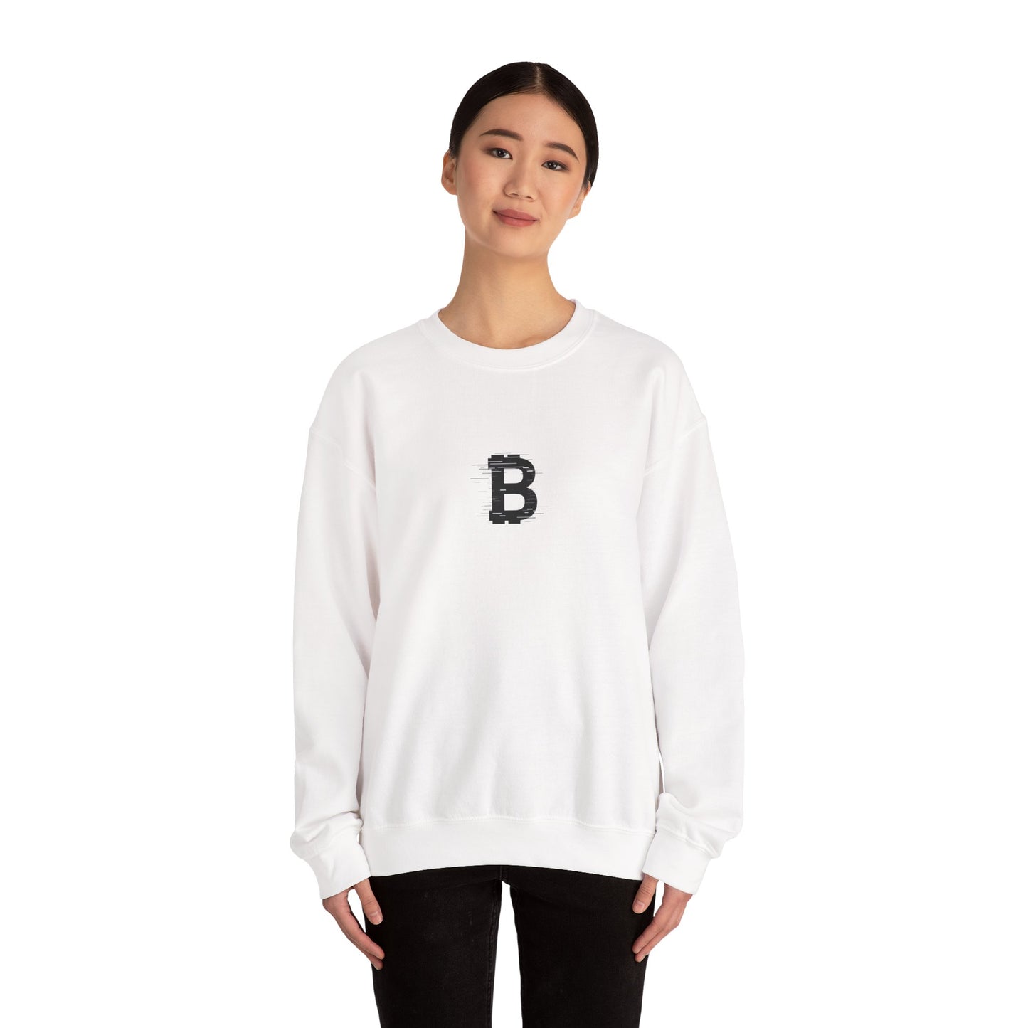 Monogram Bitcoin Unisex Sweatshirt - Bitcoin Merch