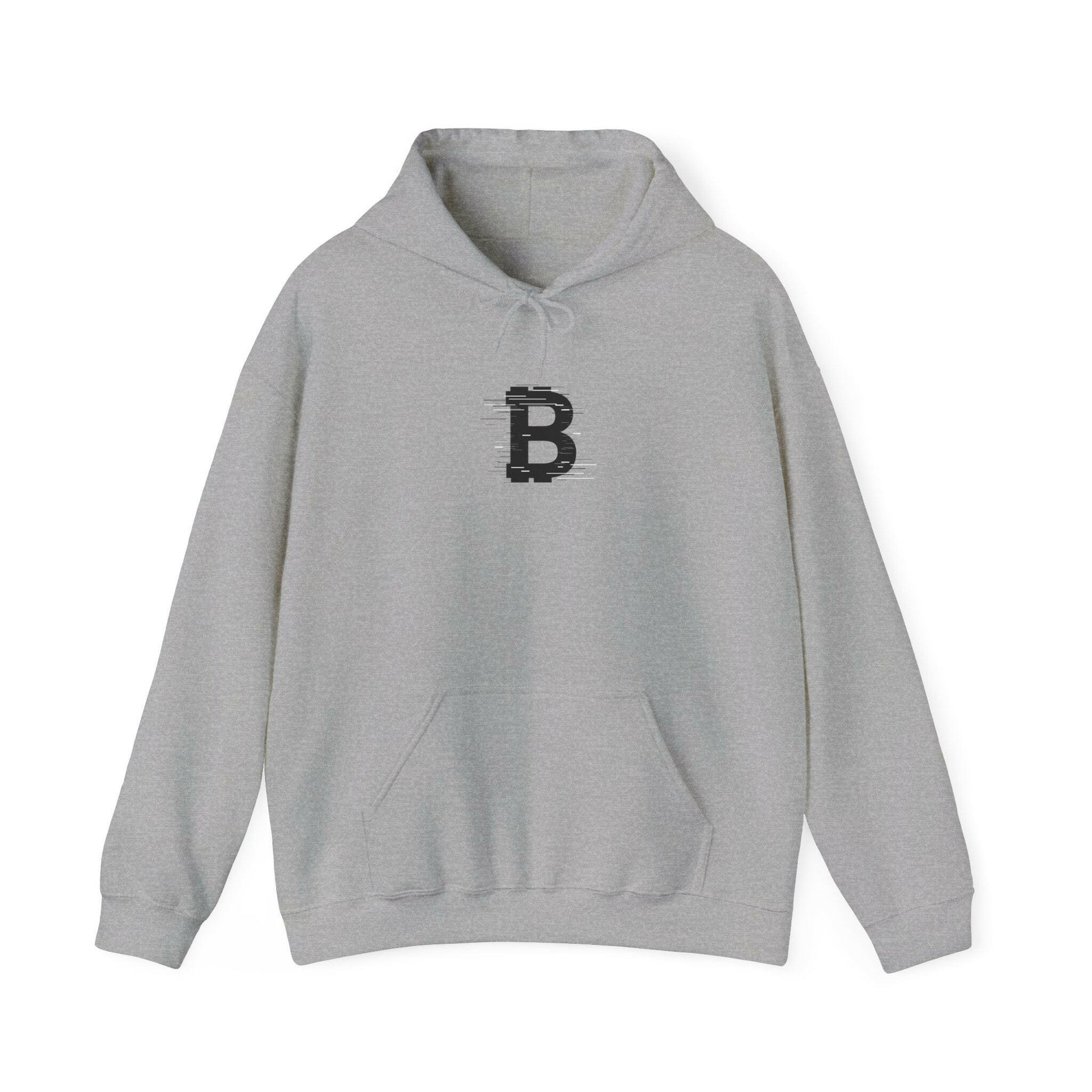 Glitch Bitcoin Hoodie - Bitcoin Merch