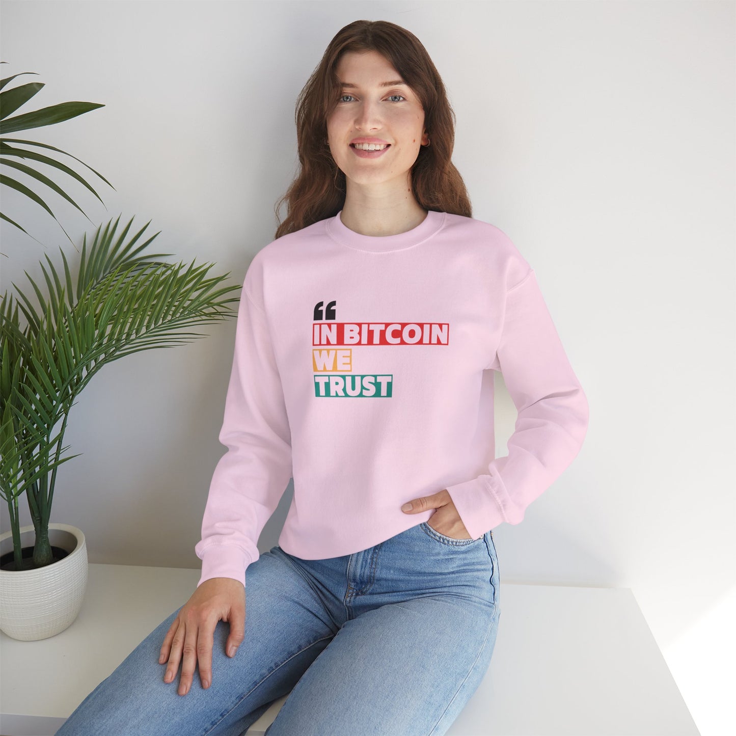 Bitcoin Trust Sweatshirt - Unisex Heavy Blend™ Crewneck - Bitcoin Merch