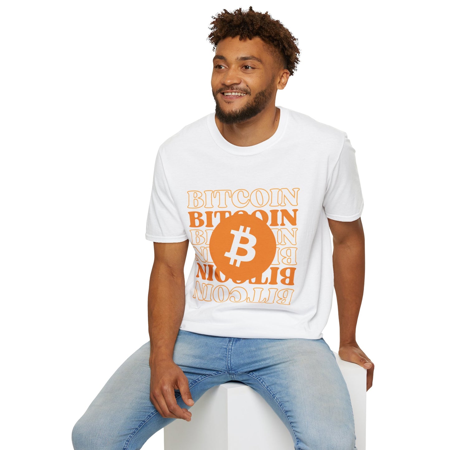 Bitcoin Unisex Softstyle T-Shirt - Bitcoin Merch