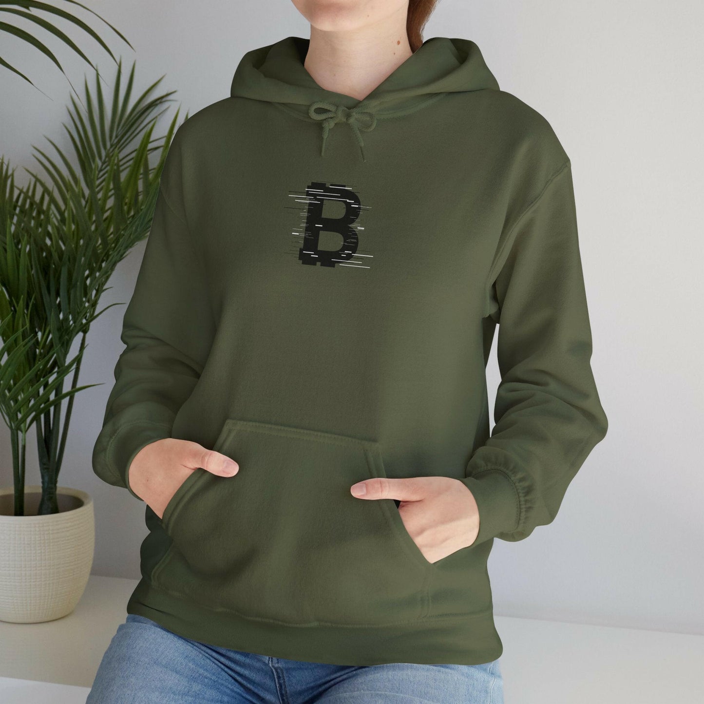 Glitch Bitcoin Hoodie - Bitcoin Merch