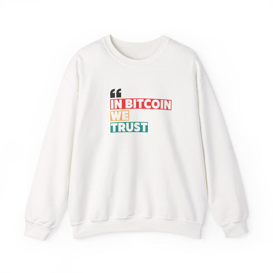 Bitcoin Trust Sweatshirt - Unisex Heavy Blend™ Crewneck - Bitcoin Merch