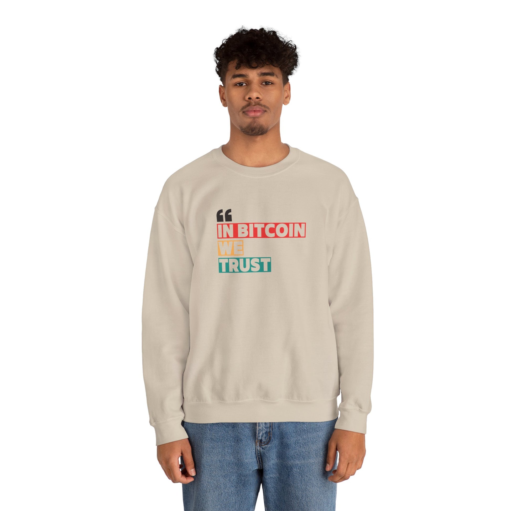 Bitcoin Trust Sweatshirt - Unisex Heavy Blend™ Crewneck - Bitcoin Merch
