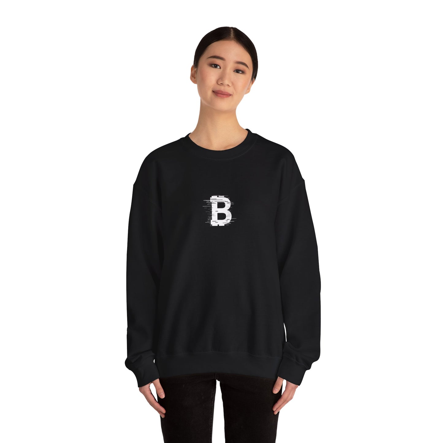Monogram Bitcoin Unisex Sweatshirt - Bitcoin Merch