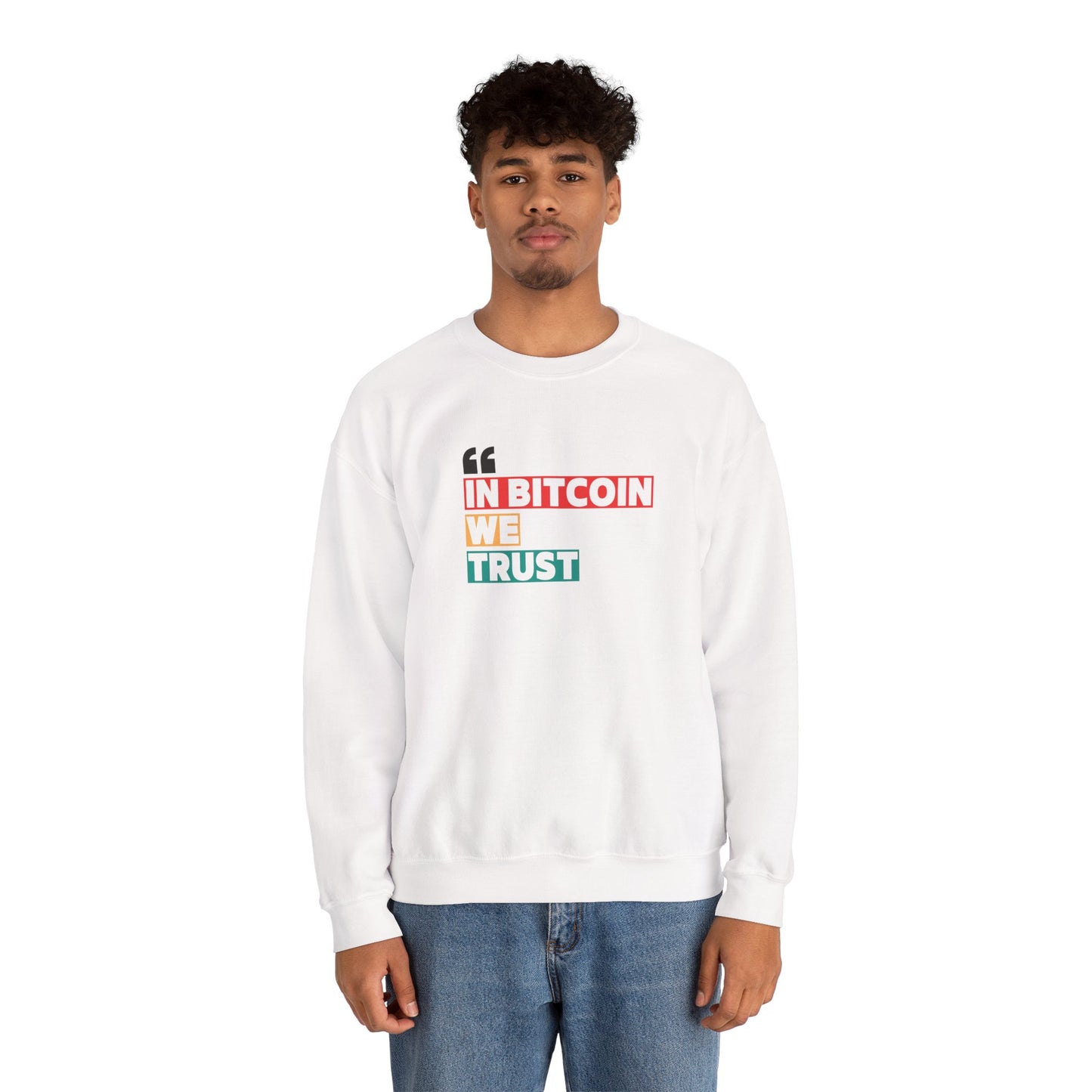 Bitcoin Trust Sweatshirt - Unisex Heavy Blend™ Crewneck - Bitcoin Merch
