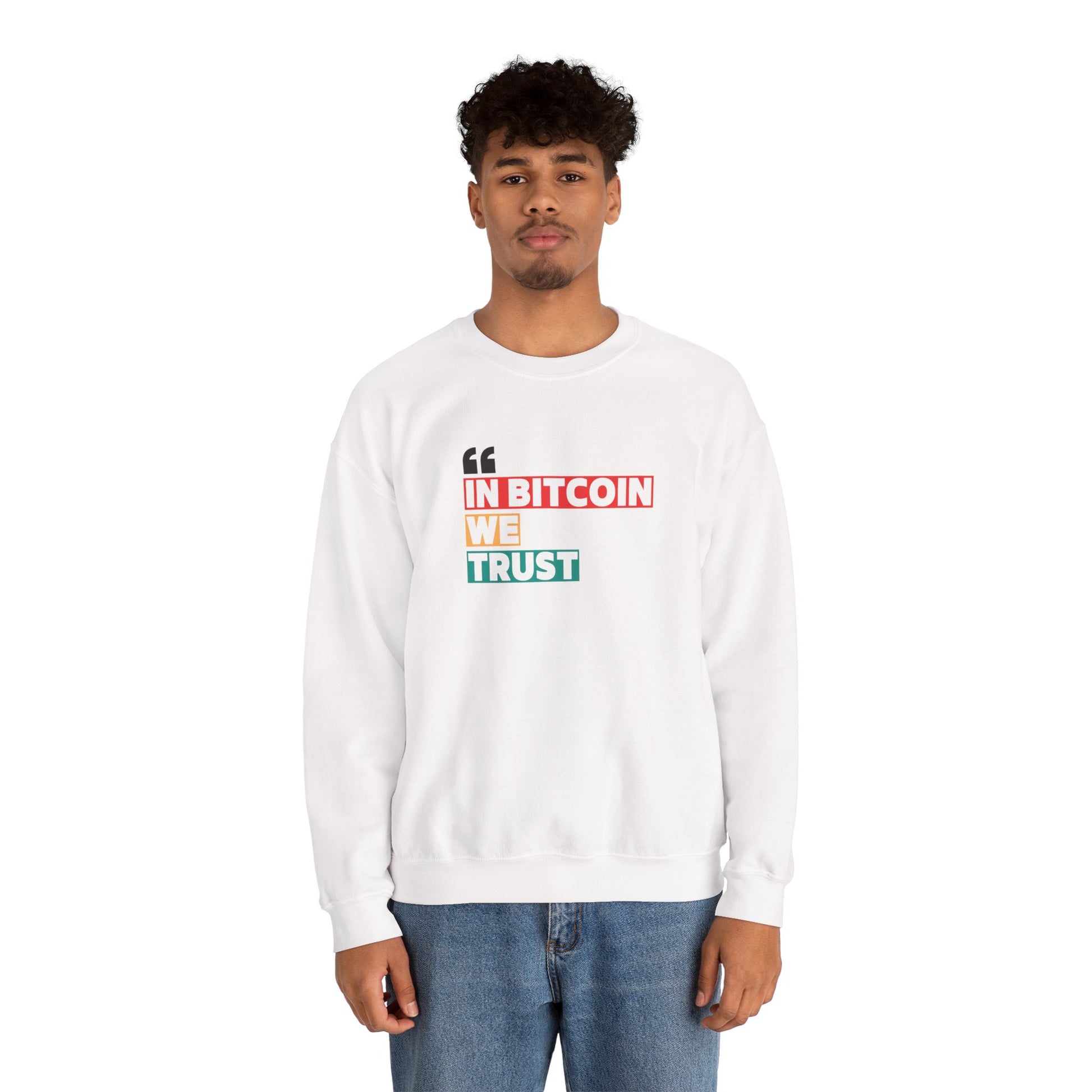 Bitcoin Trust Sweatshirt - Unisex Heavy Blend™ Crewneck - Bitcoin Merch