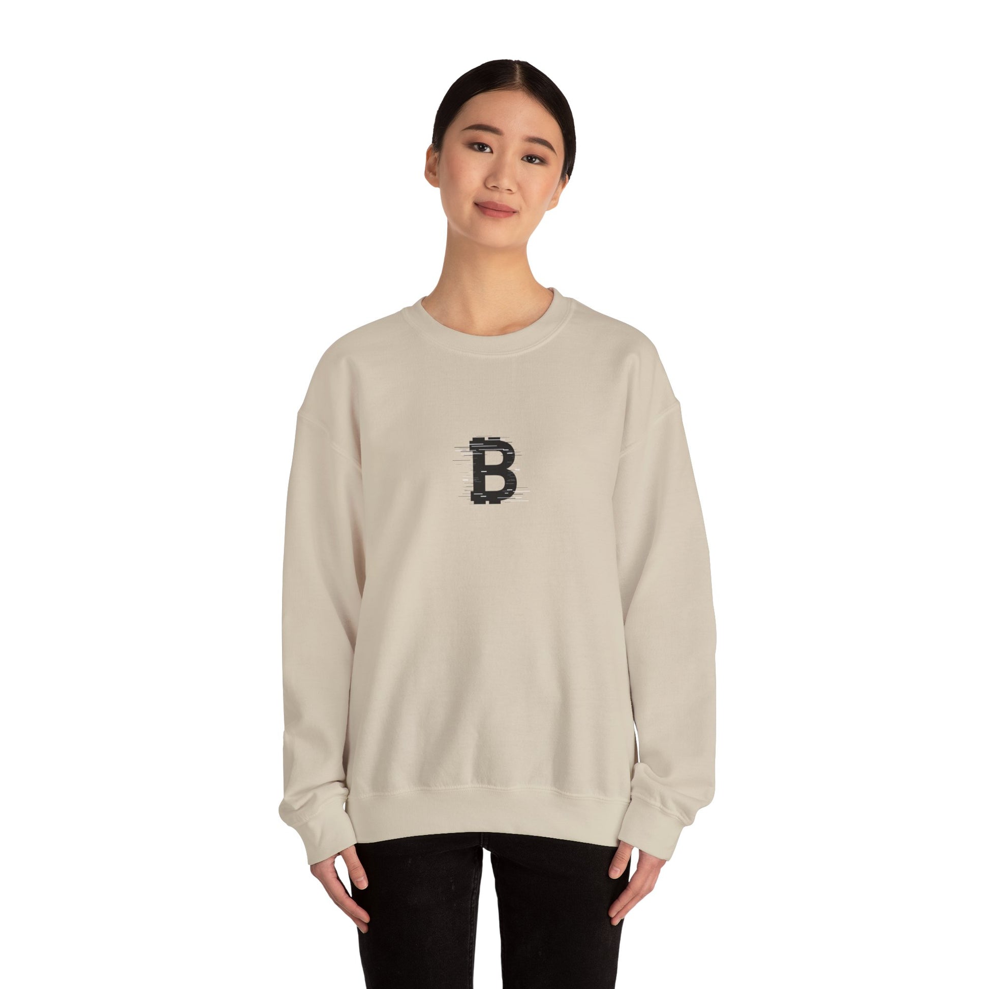 Monogram Bitcoin Unisex Sweatshirt - Bitcoin Merch