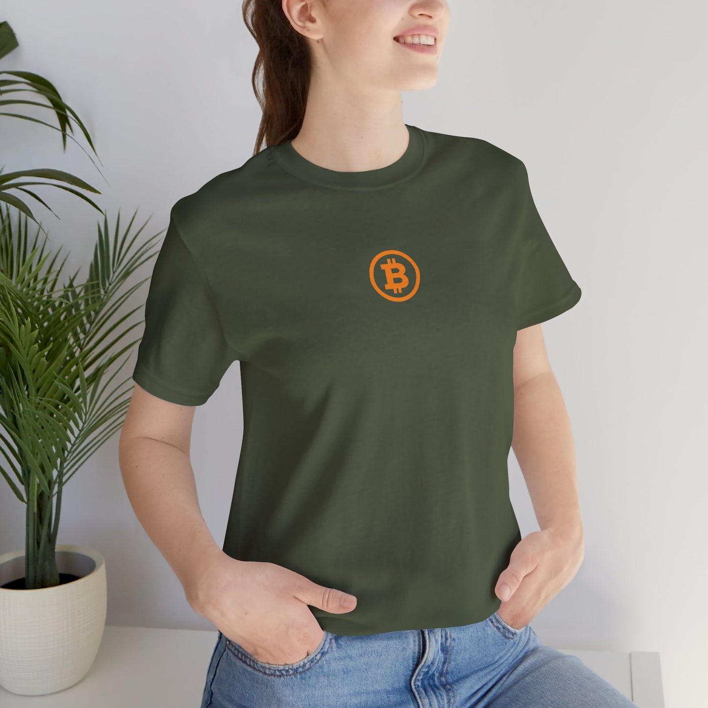 Unisex BitCoin Logo Simpe T-shirt - Bitcoin Merch
