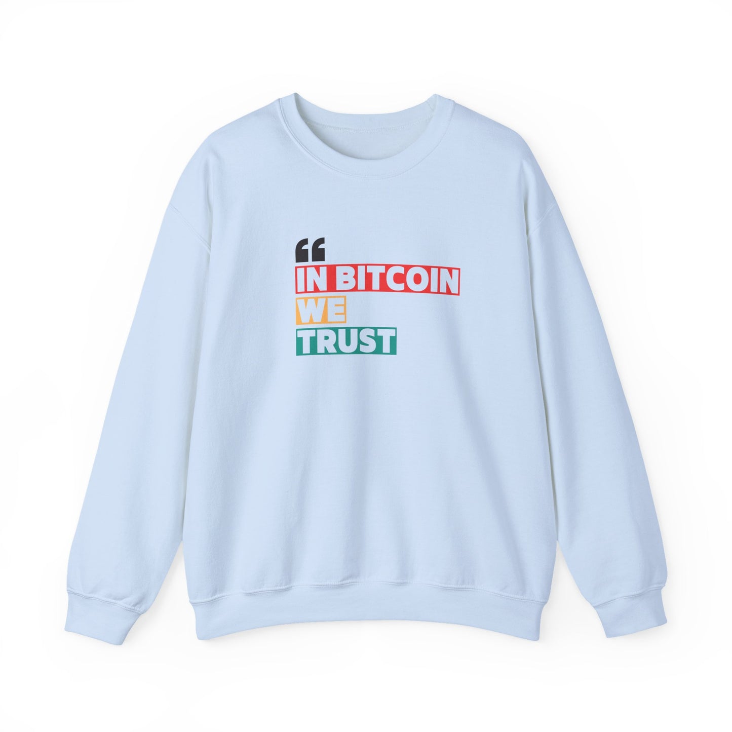 Bitcoin Trust Sweatshirt - Unisex Heavy Blend™ Crewneck - Bitcoin Merch