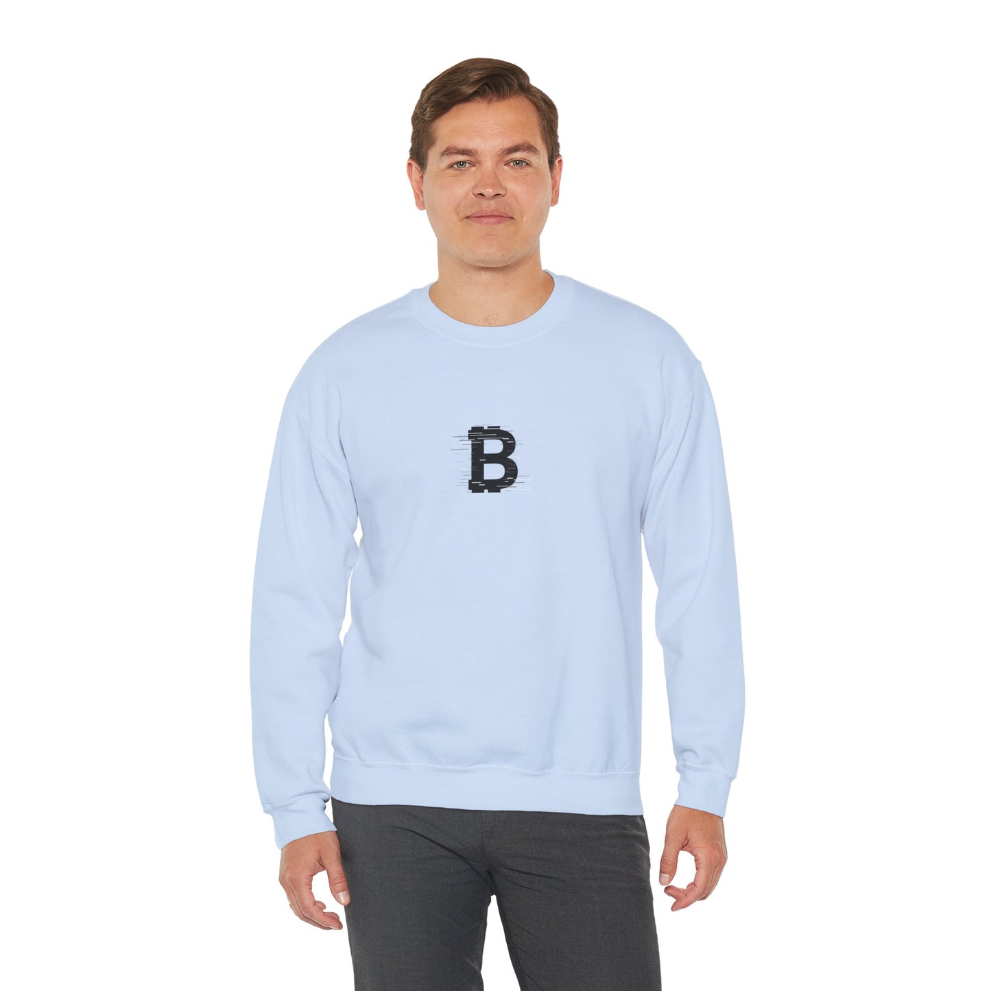 Monogram Bitcoin Unisex Sweatshirt - Bitcoin Merch