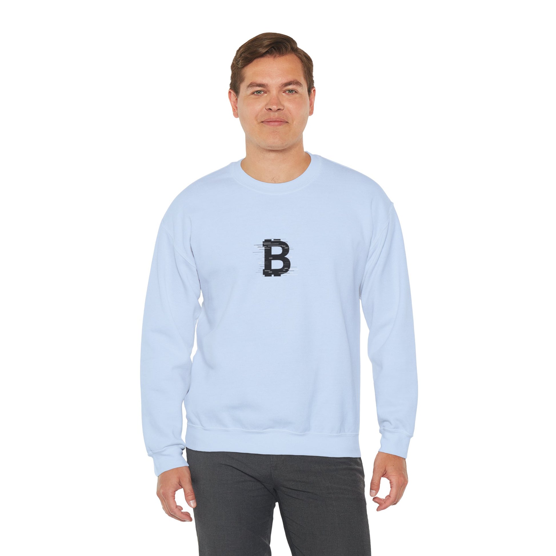 Monogram Bitcoin Unisex Sweatshirt - Bitcoin Merch
