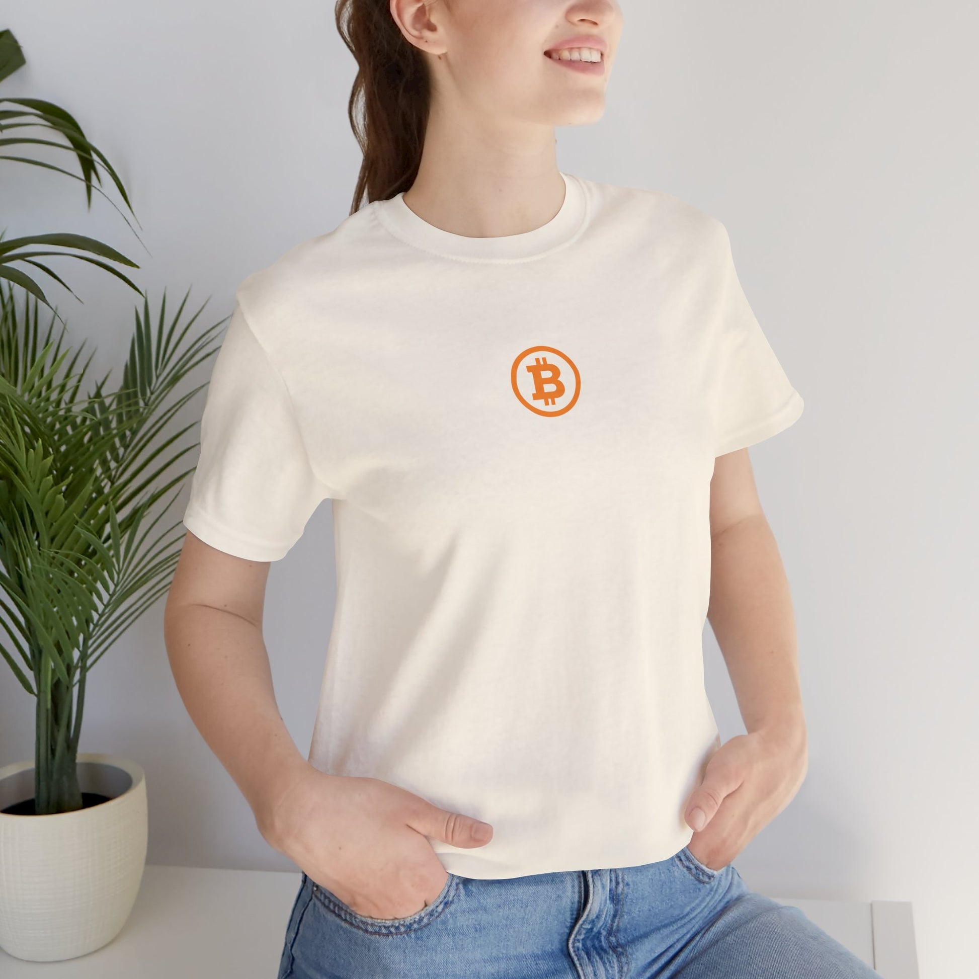 Unisex BitCoin Logo Simpe T-shirt - Bitcoin Merch