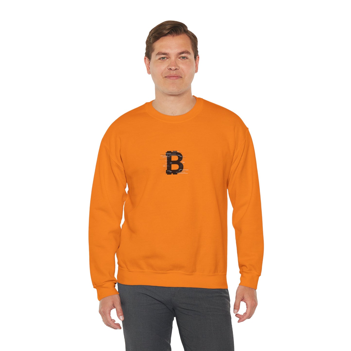 Monogram Bitcoin Unisex Sweatshirt - Bitcoin Merch