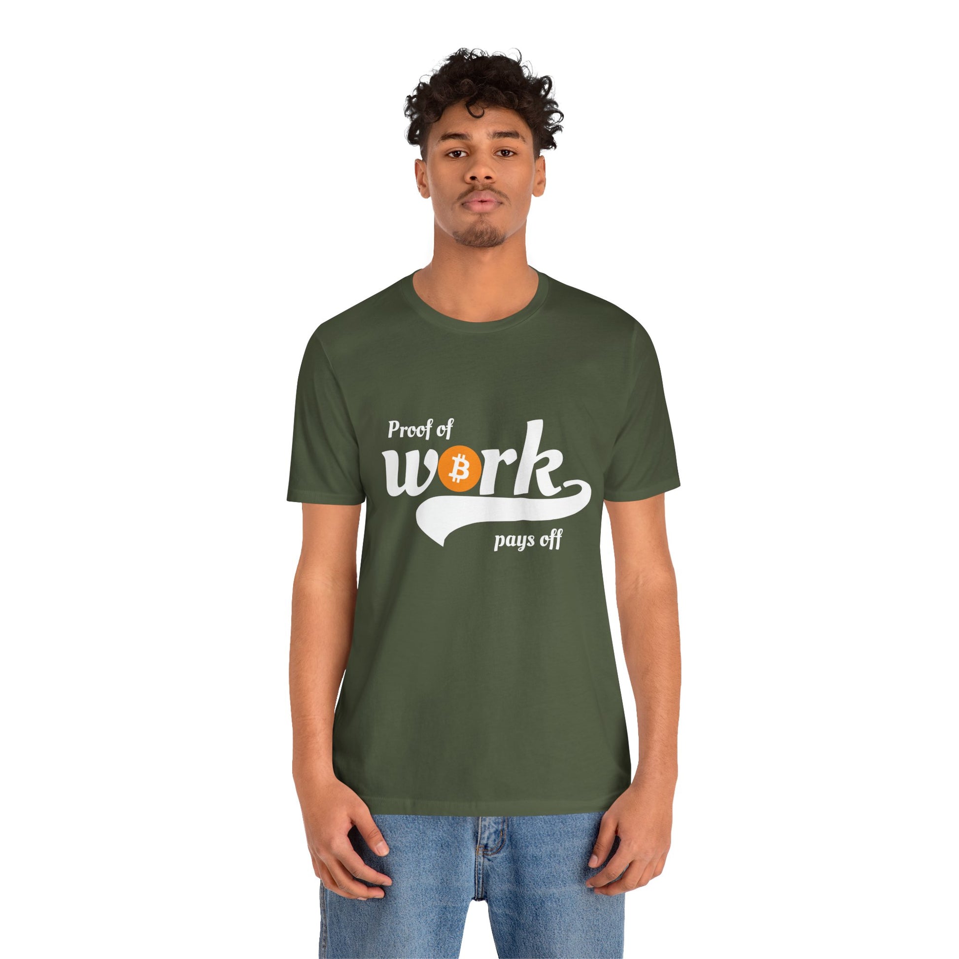 Bitcoin Proof of Work Graphic Unisex T-shirt - Bitcoin Merch