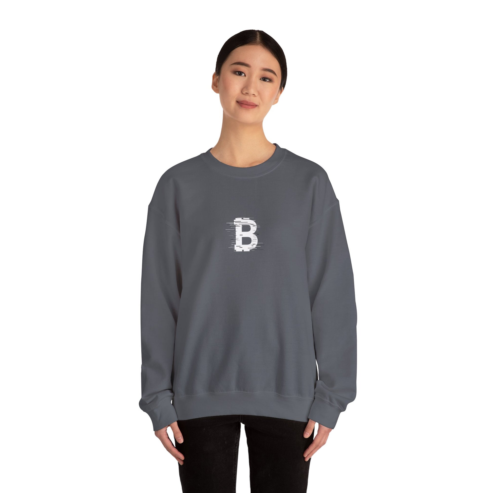 Monogram Bitcoin Unisex Sweatshirt - Bitcoin Merch